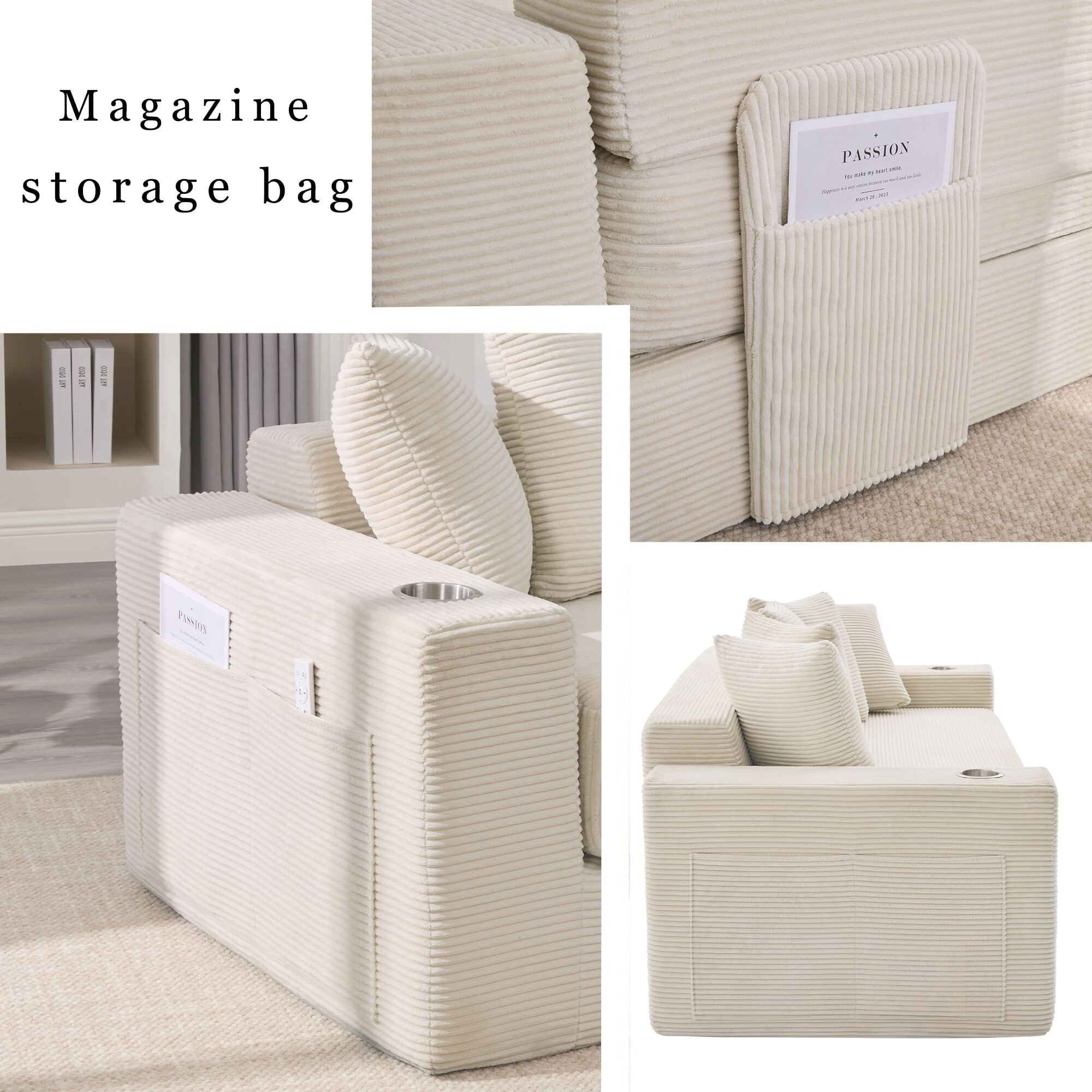 Homy Casa W2206P357003 Sofas-Loveseats - View #9