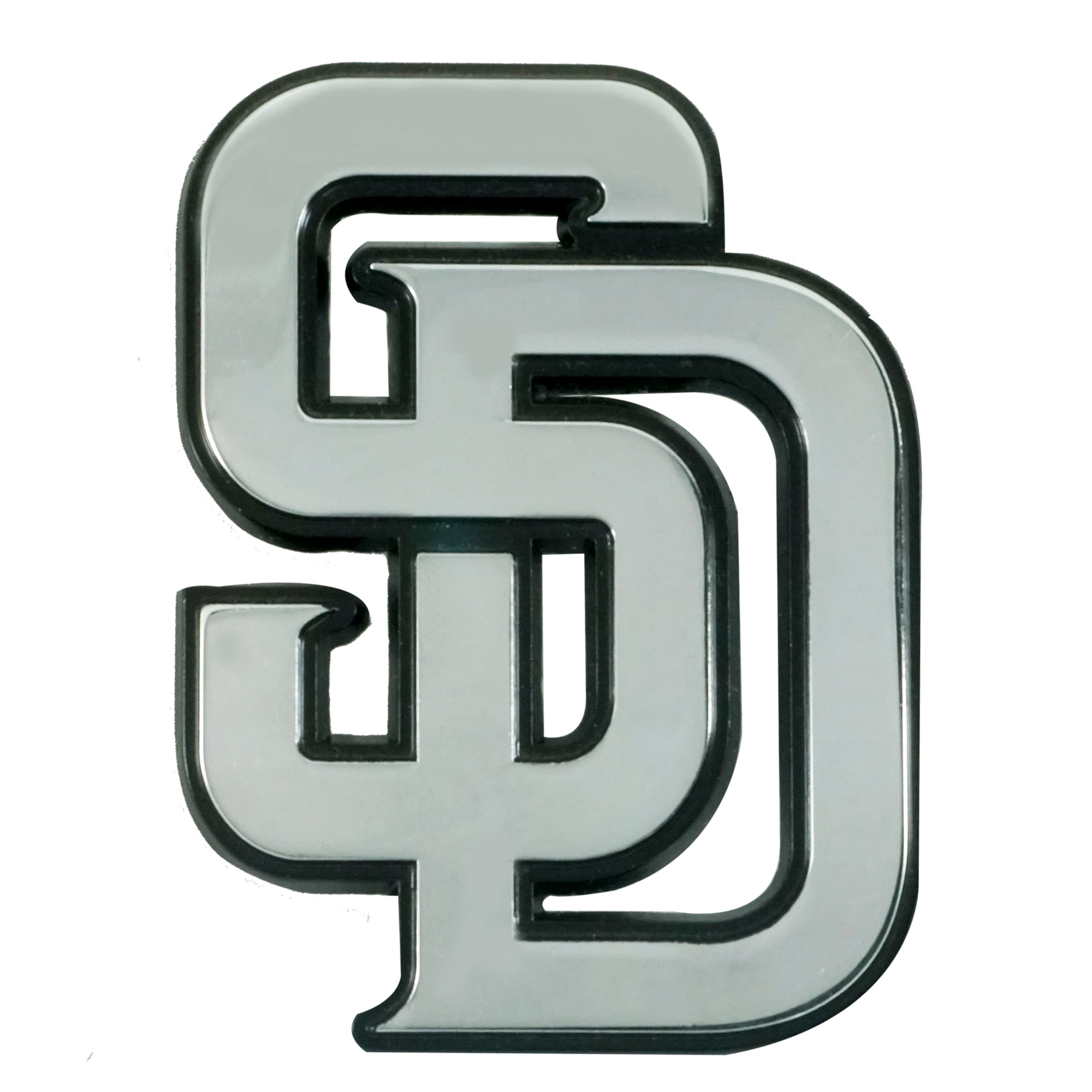 FANMATS San Diego Padres MLB Chrome Emblem Metal Emblem at