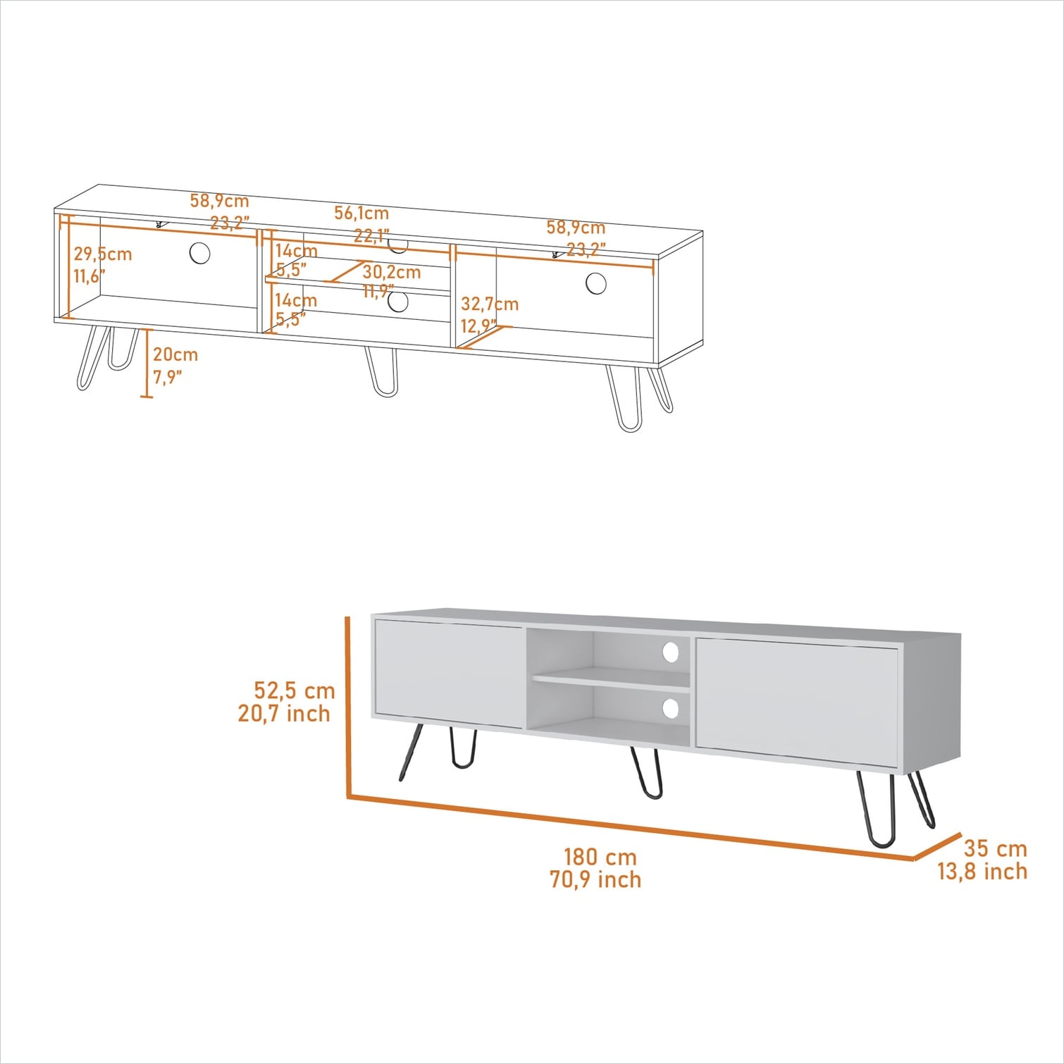 SUNCREAT BHDPGQ5LWTC6 Tv-Stands - View #8