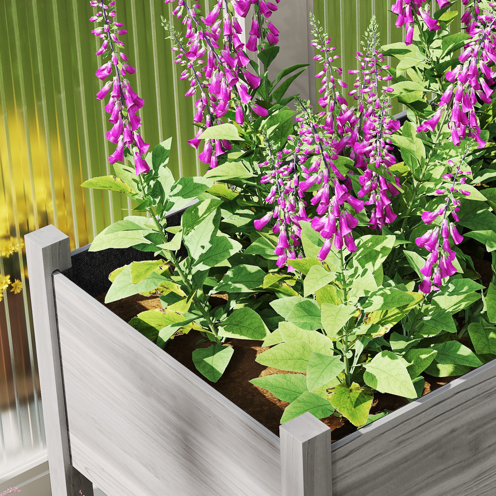 Outsunny 845-967V00GY Raised-Planter-Boxes - View #8