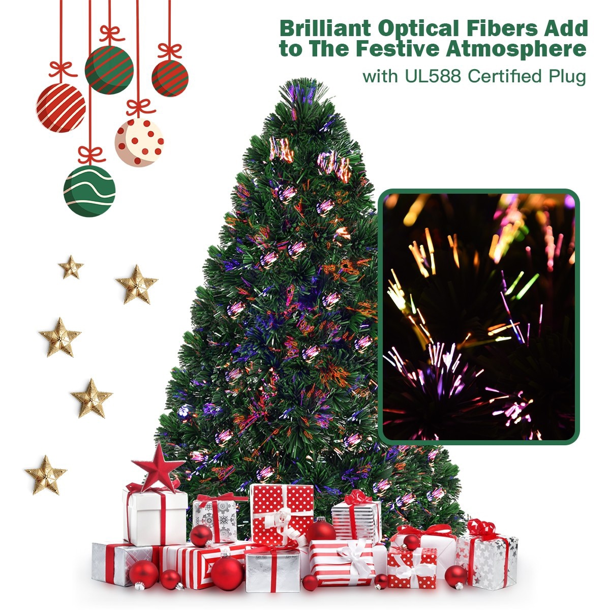 WELLFOR CM-HJY-20525 Artificial-Christmas-Trees - View #8