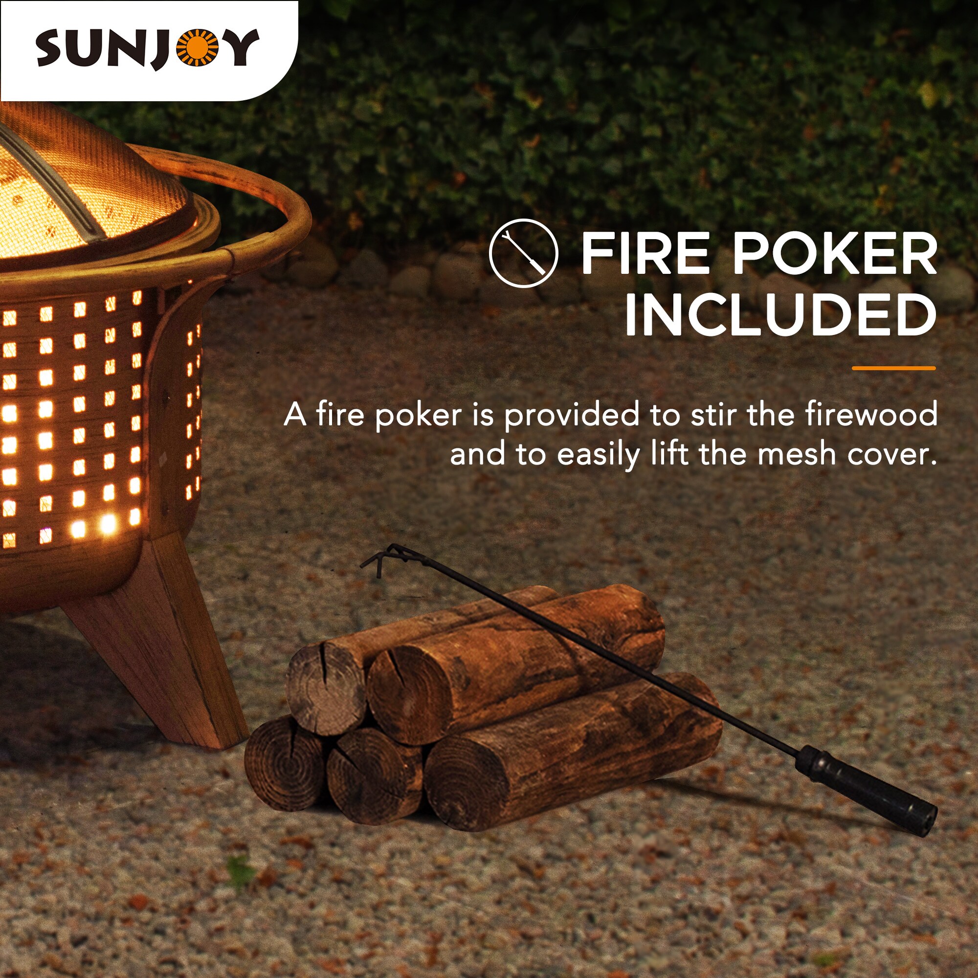 Sunjoy A301026800 Outdoor-Woodburning-Firepits - View #7