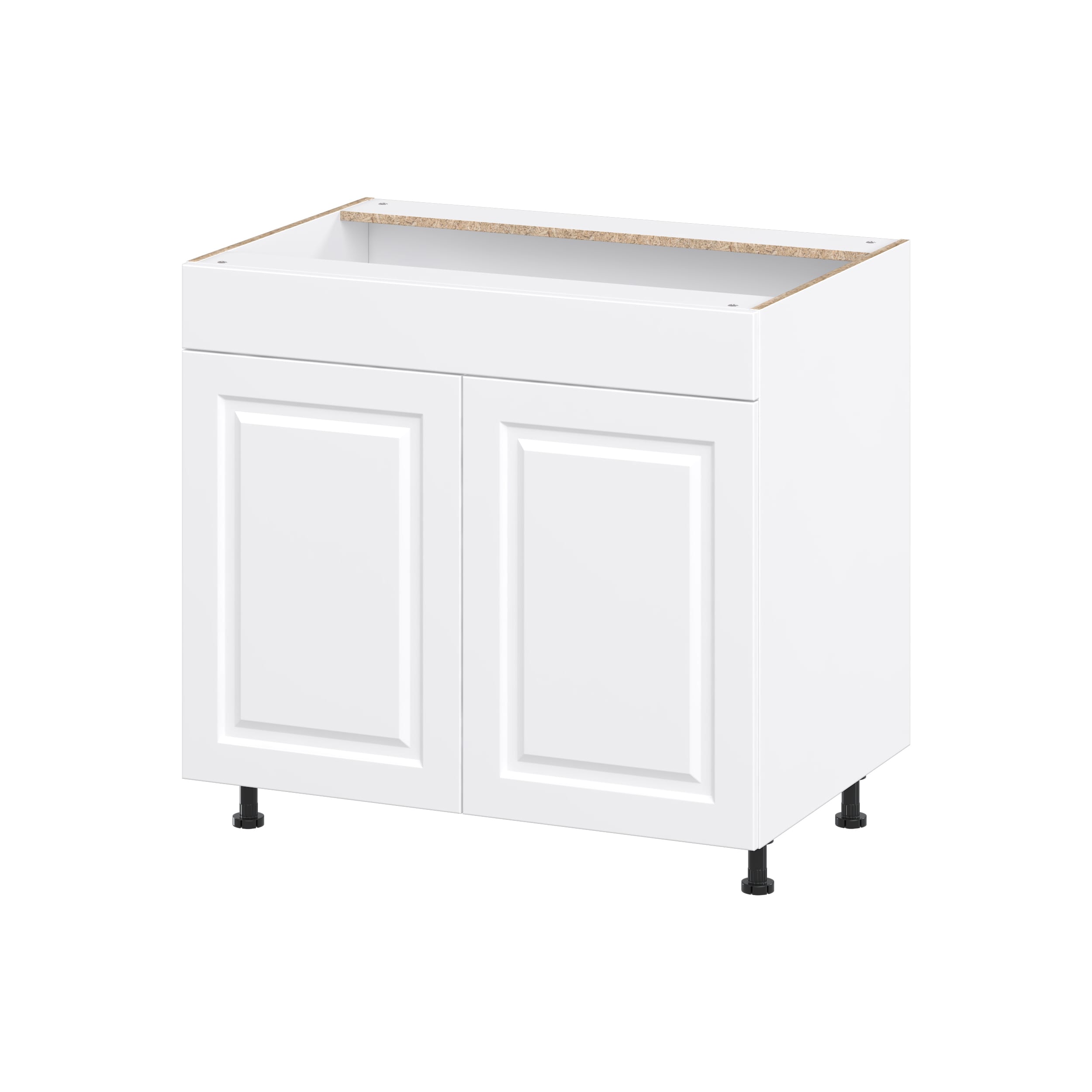 Bellevue 36in White Stackable Cabinet