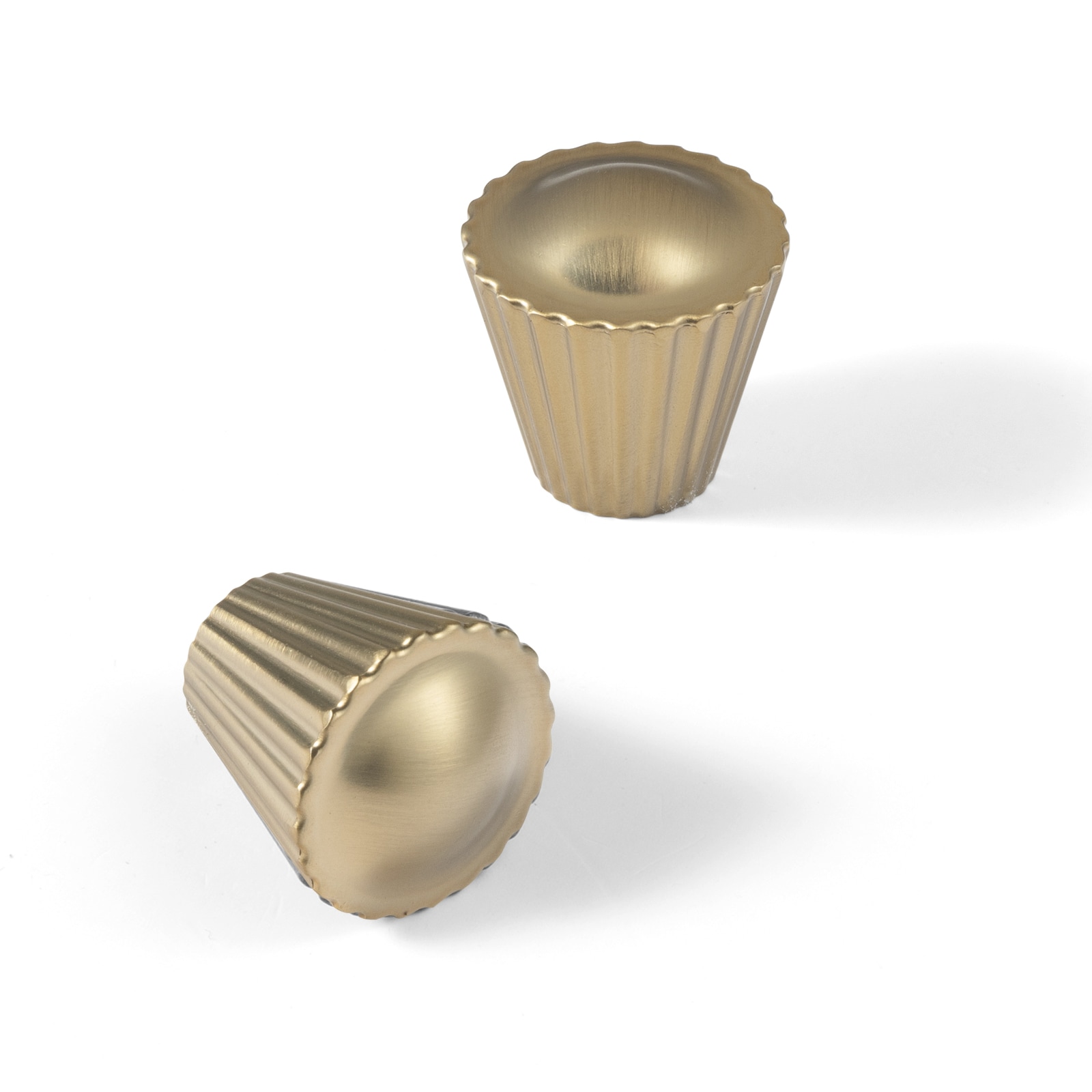 Miaokesen 1-in Champagne Bronze Novelty Modern Cabinet Knob 6 -Pack #10102UBR-DK