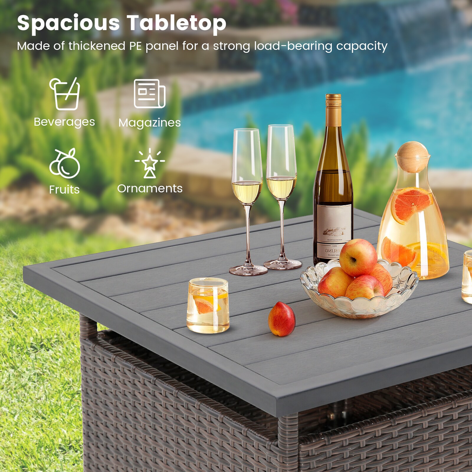 Forclover HBV-006BN Patio-Tables - View #8