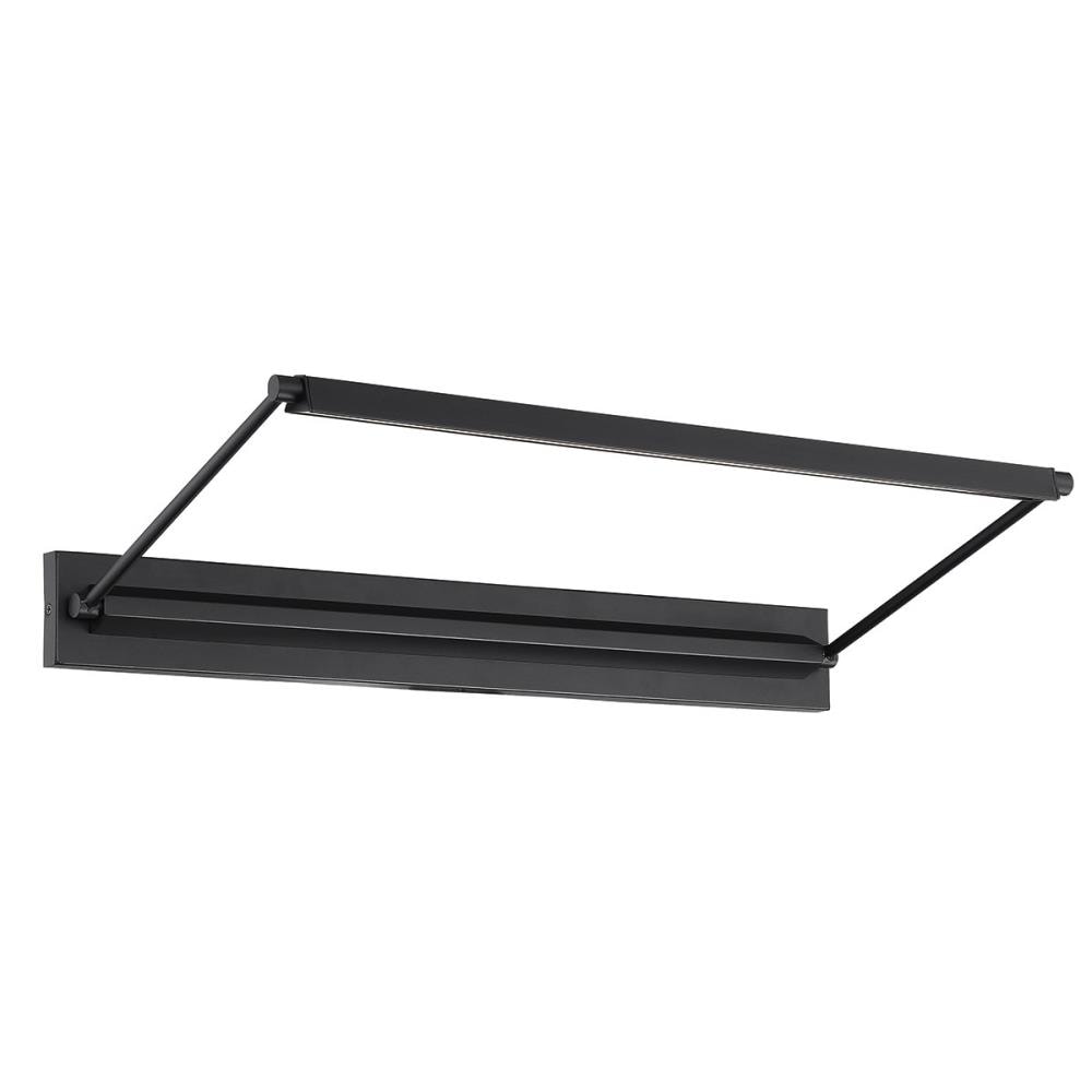 dweLED PL-LED23-30-BK Hudson Black LED Hardwired Picture Light