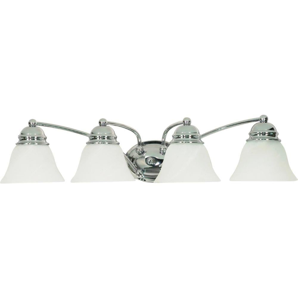  LW-SC515004 28.75-in 4-Light Polished Chrome Transitional Vanity Light Bar