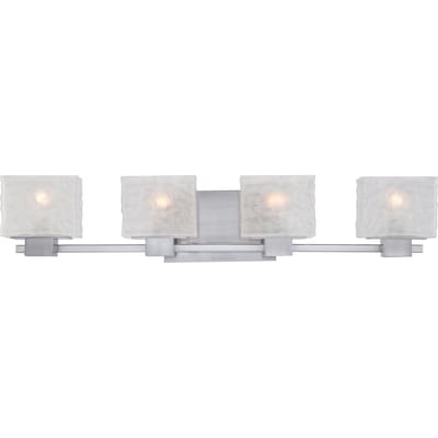 Quoizel Melody 33 In 4 Light Brushed, Bathroom Light Fixtures Brushed Nickel Finish