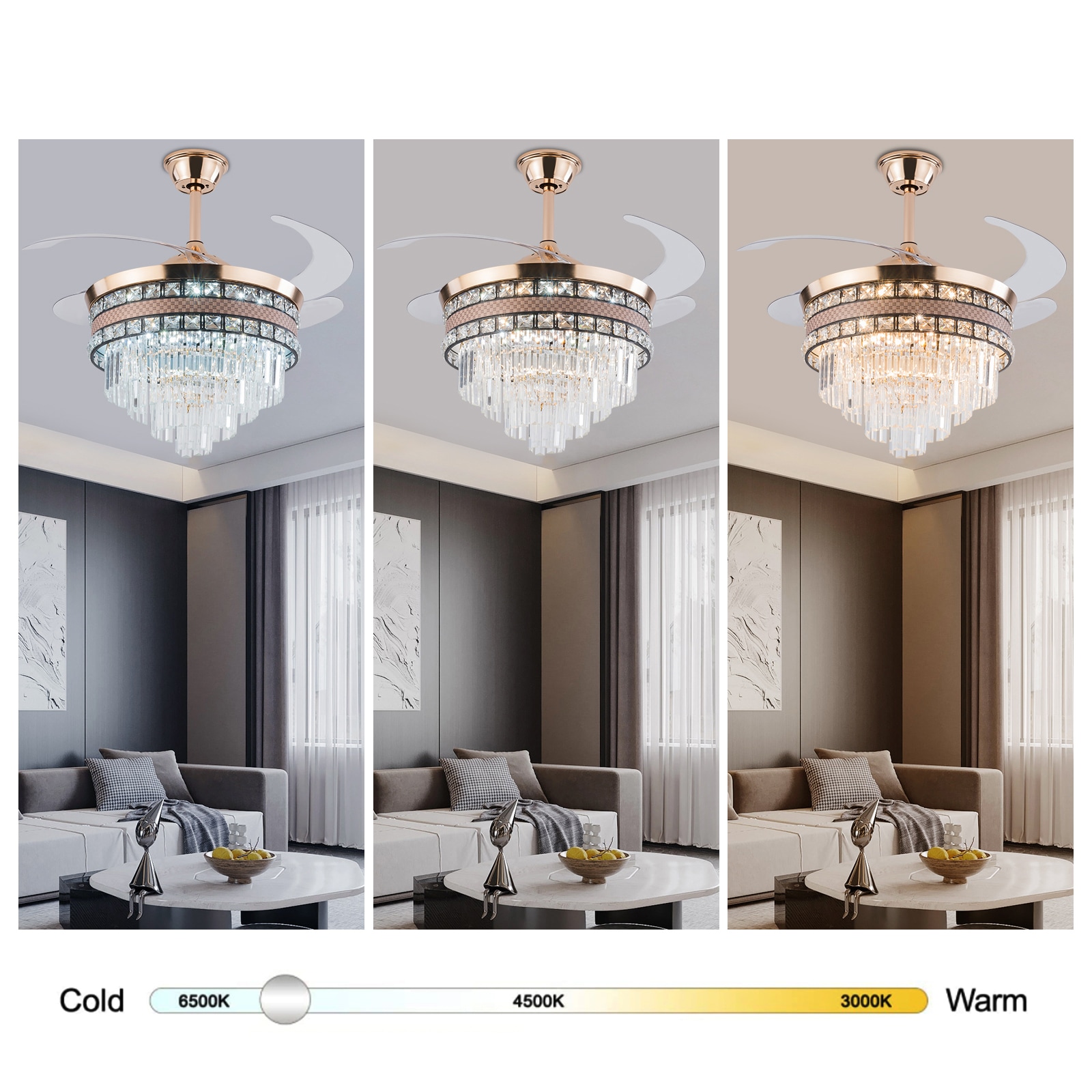 Oukaning JZUCOD-00690099 Ceiling-Fans - View #3