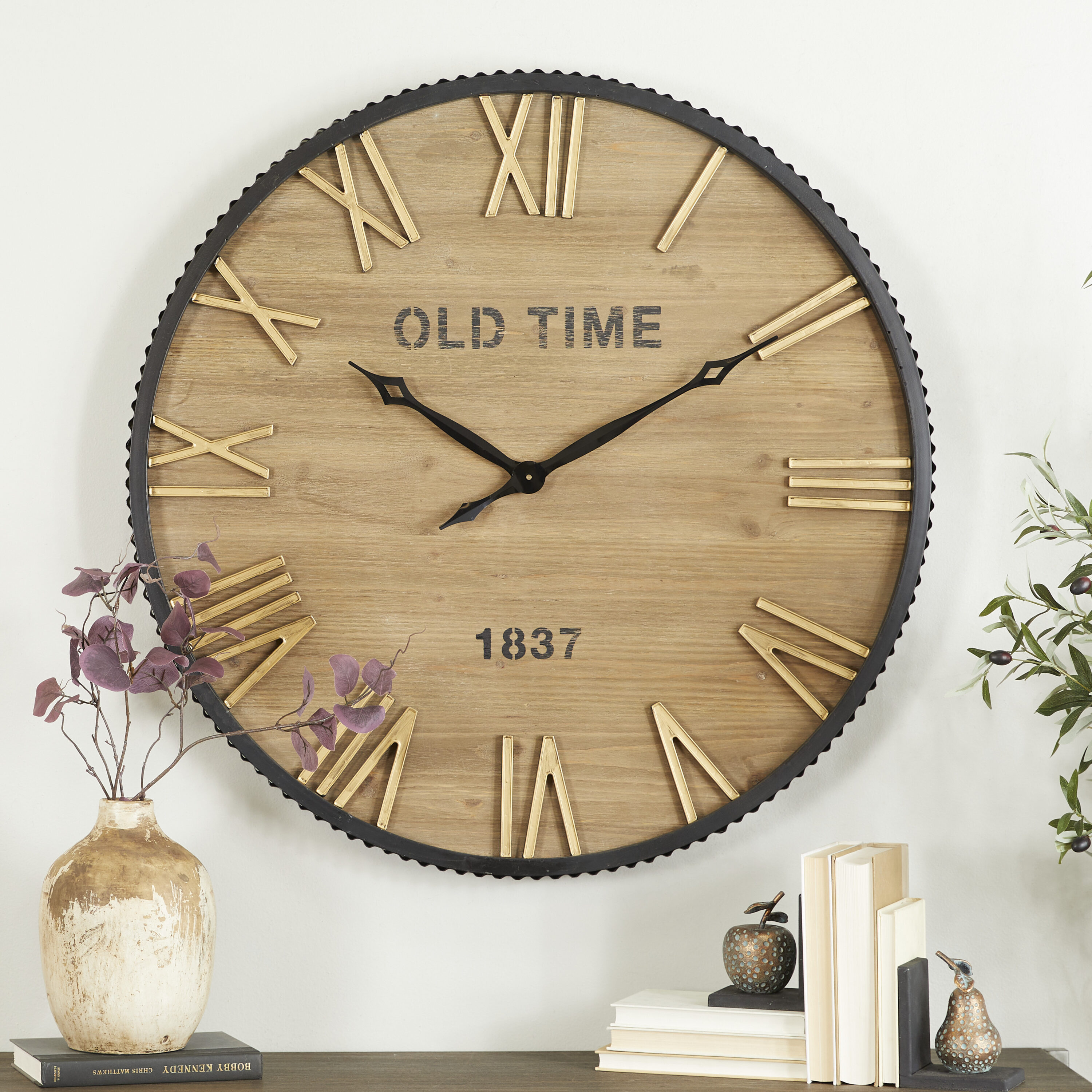 MDF Clock 20cm - 25pcs