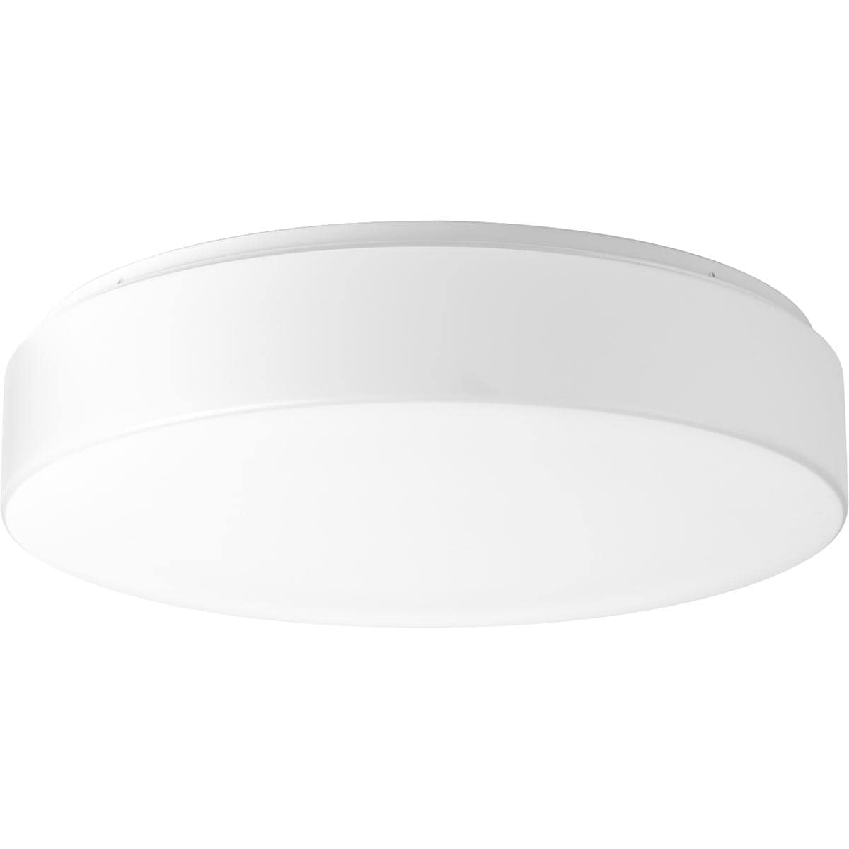 Progress Lighting P730003-030-30 Drums And Clouds 1 -Light 16.93-in White Integrated LED Flush Mount Light