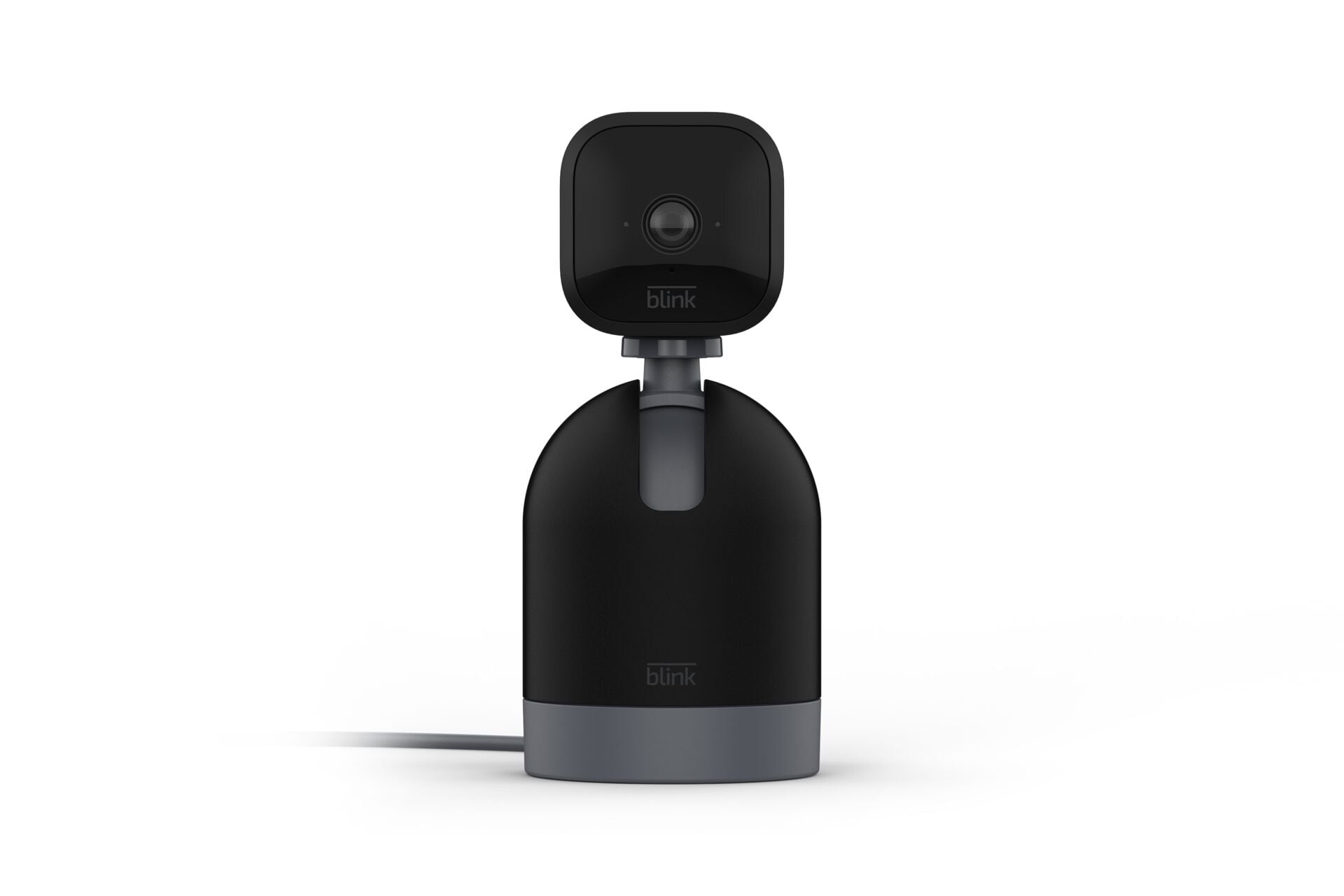Blink Mini Pan-Tilt Camera - Rotating Indoor Plug-in Smart Security Camera  - Works with Alexa - Black in the Security Cameras department at