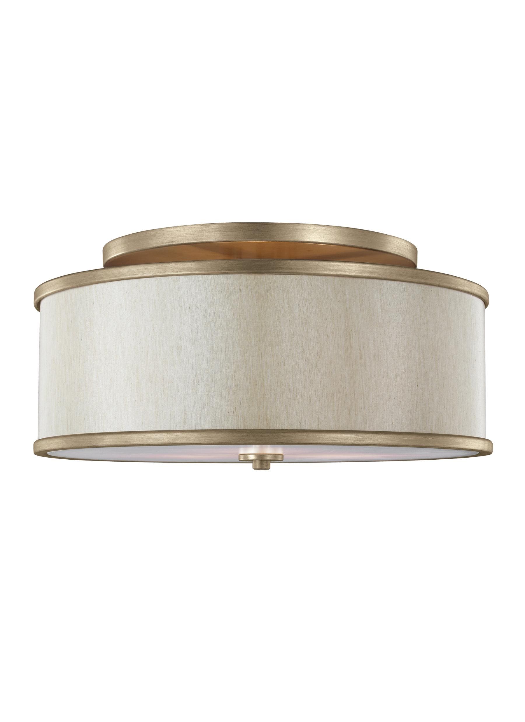 Generation Lighting SF339SG Lennon 1.0 -Light 20.0-in Gold Semi Flush Mount Light