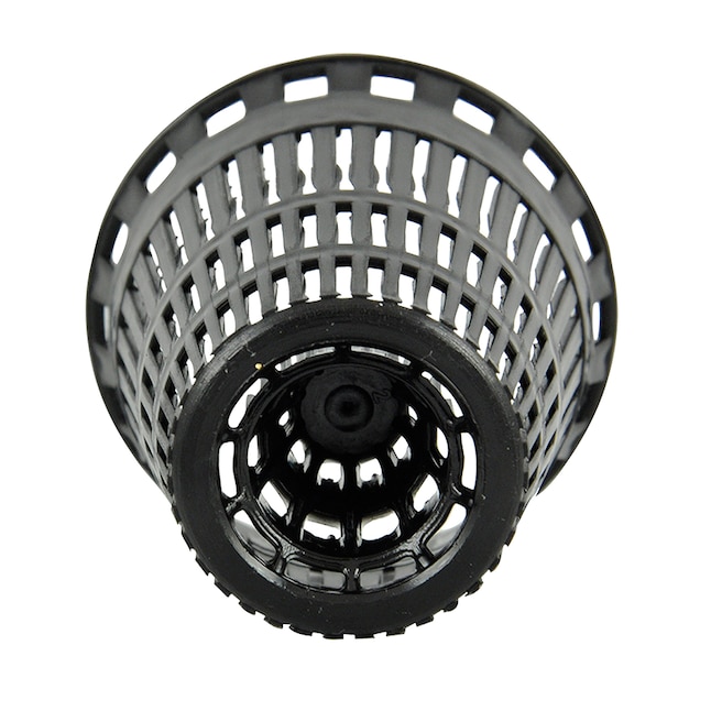 Danco Hair Catcher Replacement Strainer Basket, Black - 3 pack