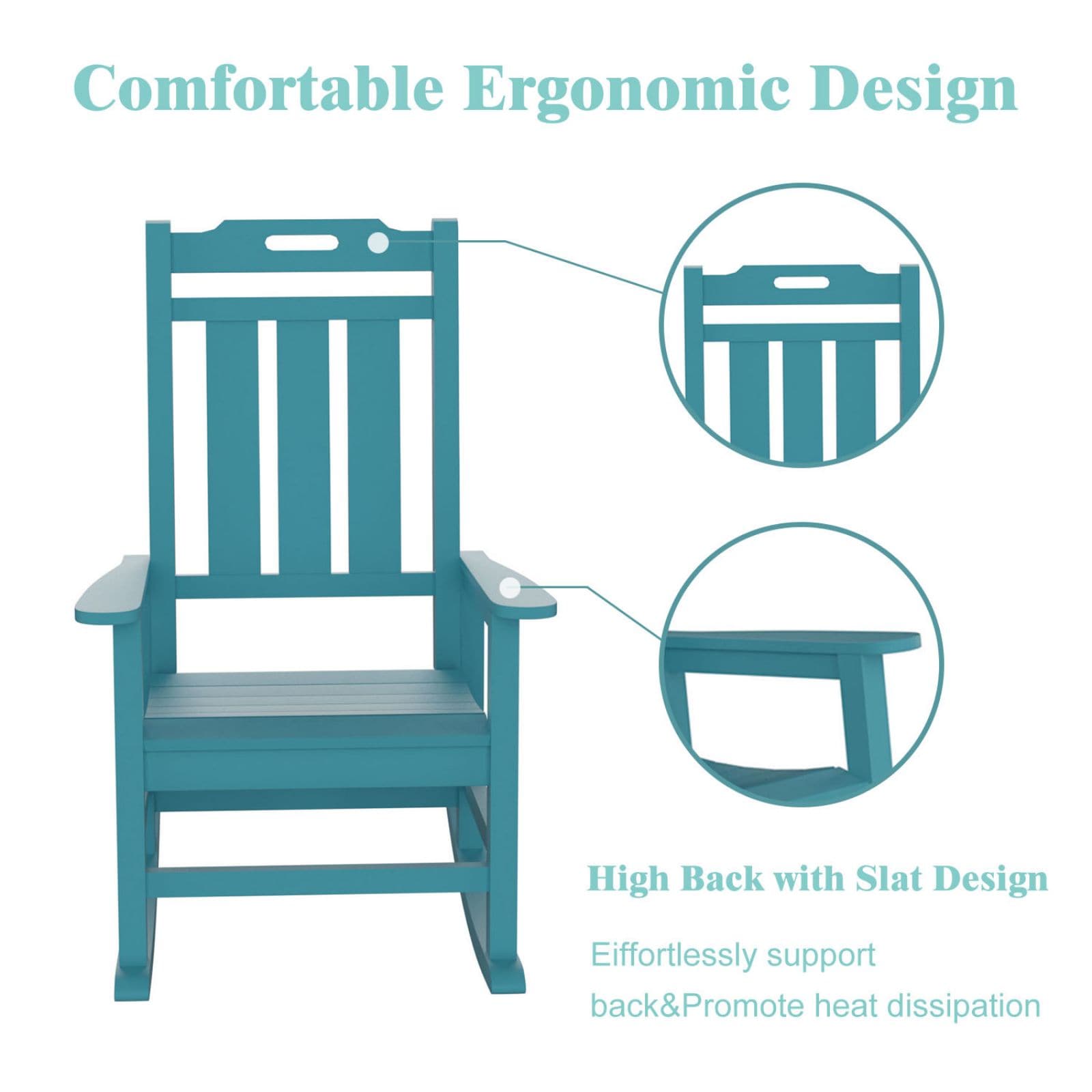 Forclover HYFAS04TU Patio-Chairs - View #4