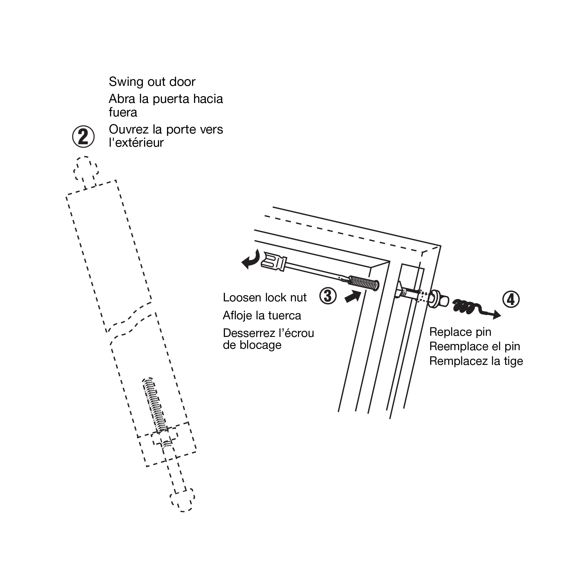 Prime-Line N 6730 Bifold-Closet-Door-Pivots - View #9
