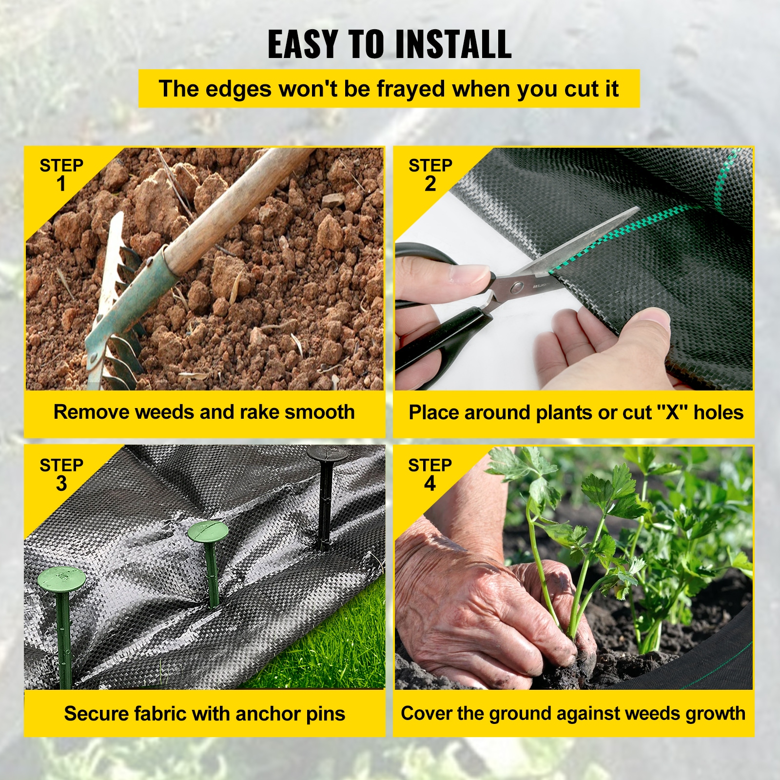 VEVOR Weed Control Fabric - Thumbnail 3