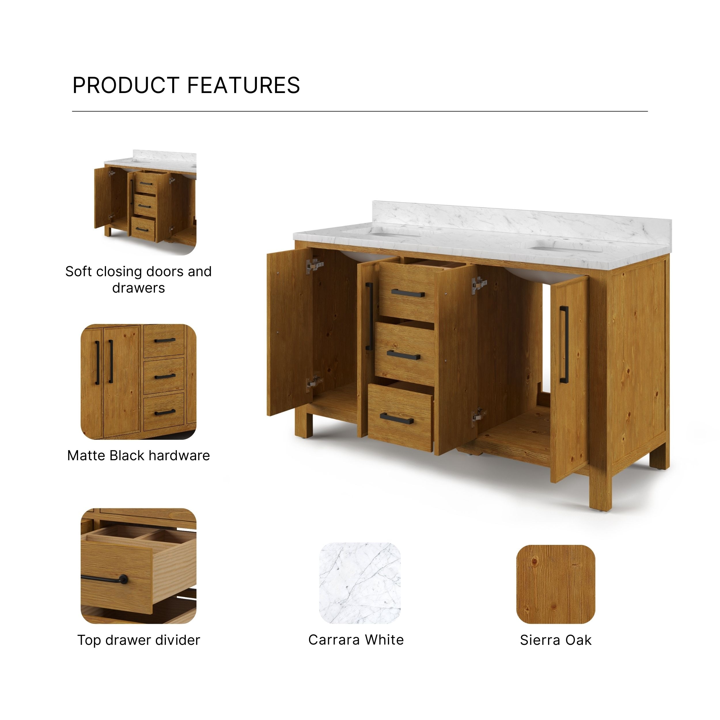 Selette DI60EM07SI-000000000 Bath-Vanity-Combo - View #9