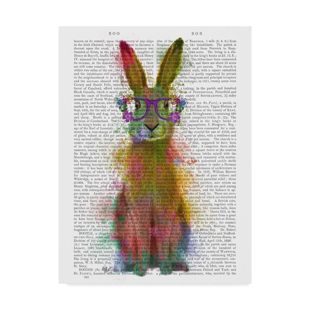 Trademark Fine Art WAG00147-C1824GG Framed 24-Inches H x 18-Inches W Animals Canvas Print
