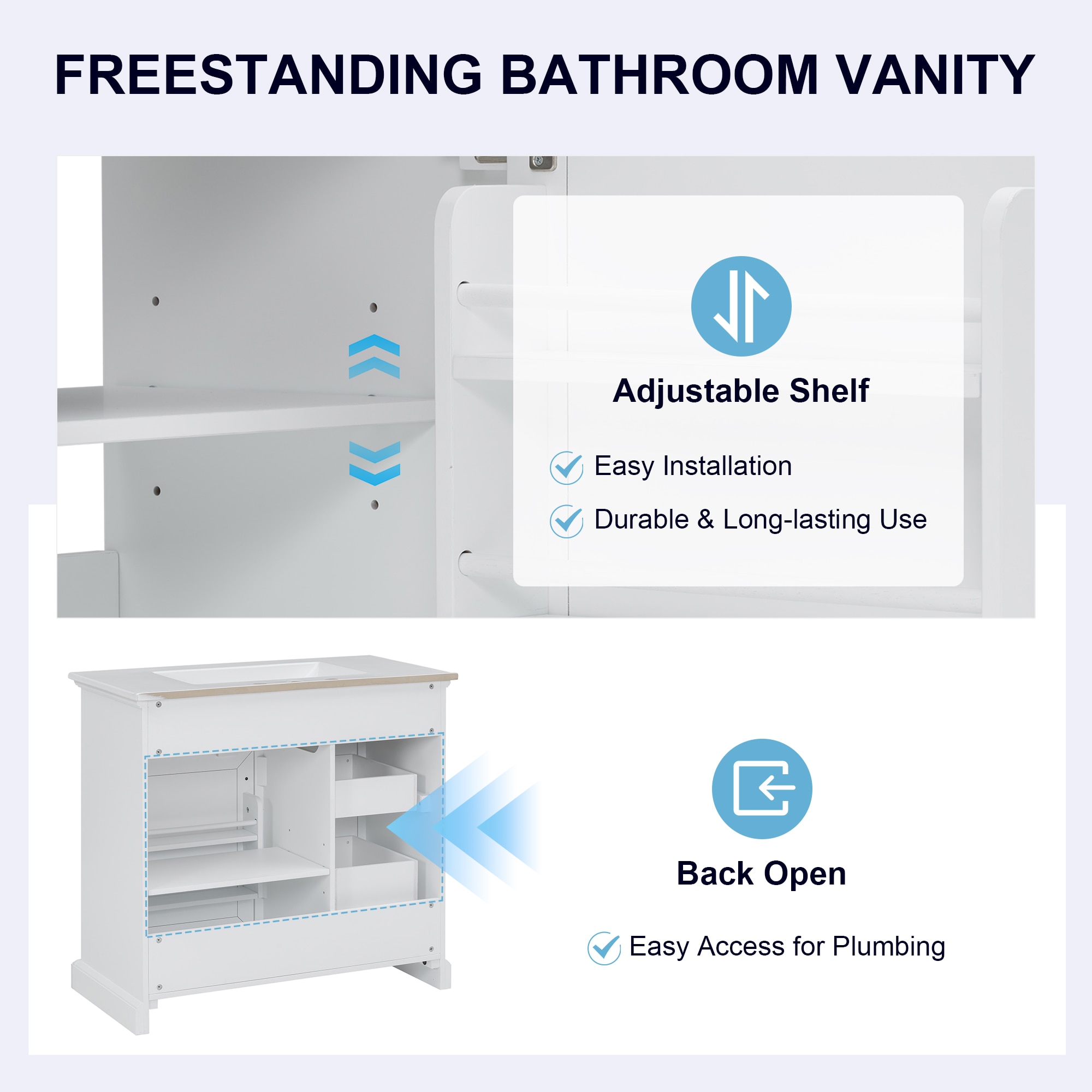 Tatayosi RY-P296118K Bath-Vanity-Combo - View #4