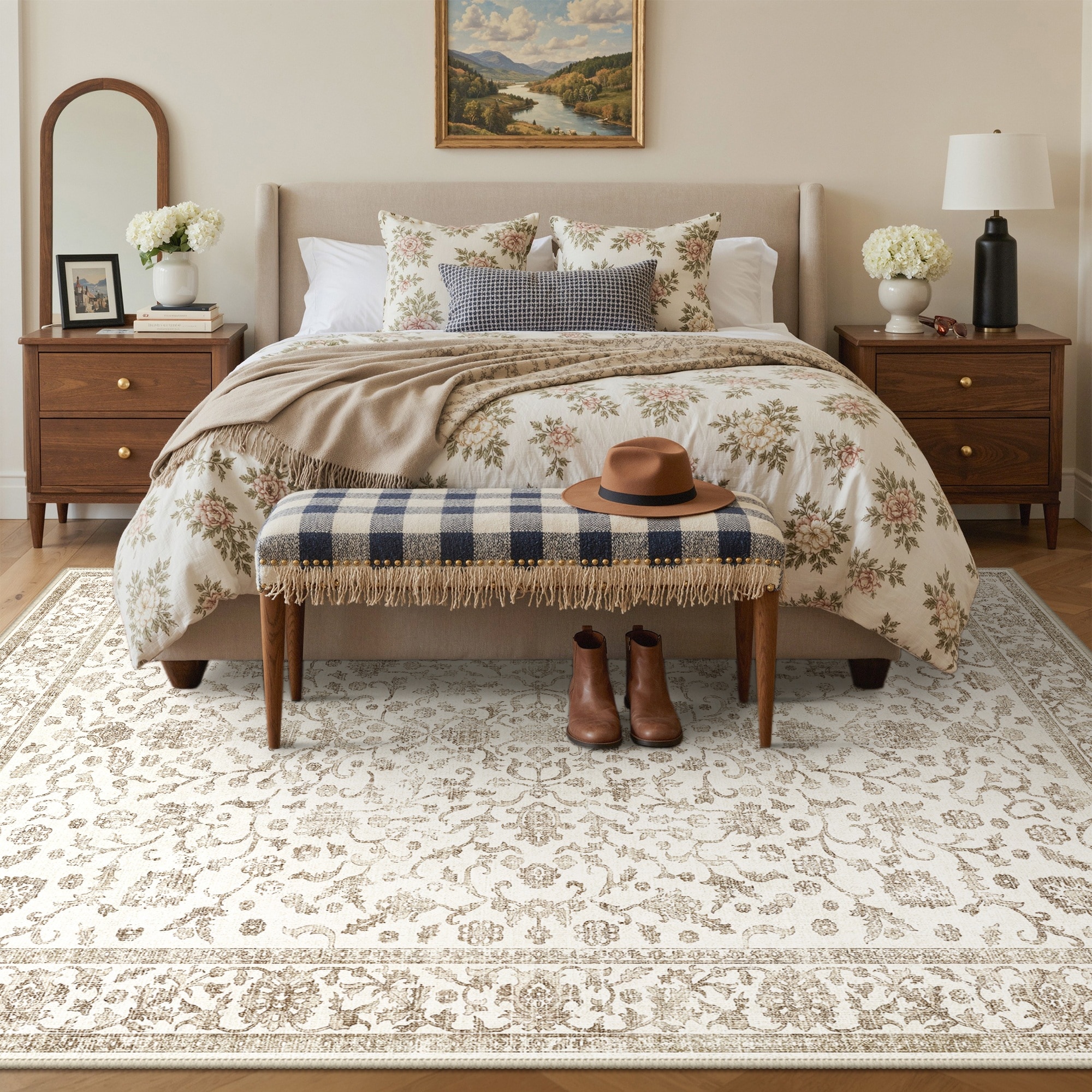 BAVNI ARP054-LIGHTBROW-5X7 rugs - View #5