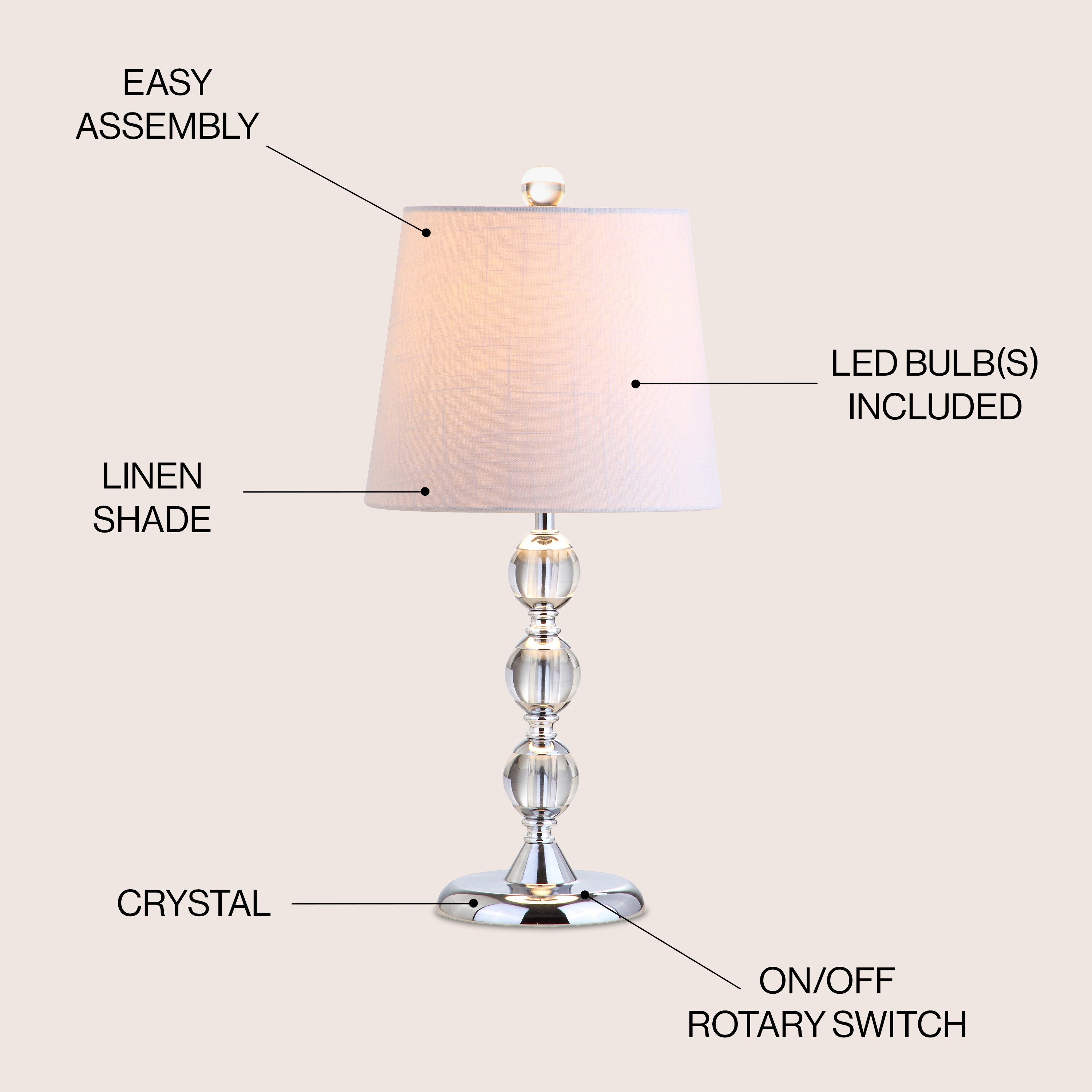 JONATHAN  Y JYL2026A Table-Lamps - View #3