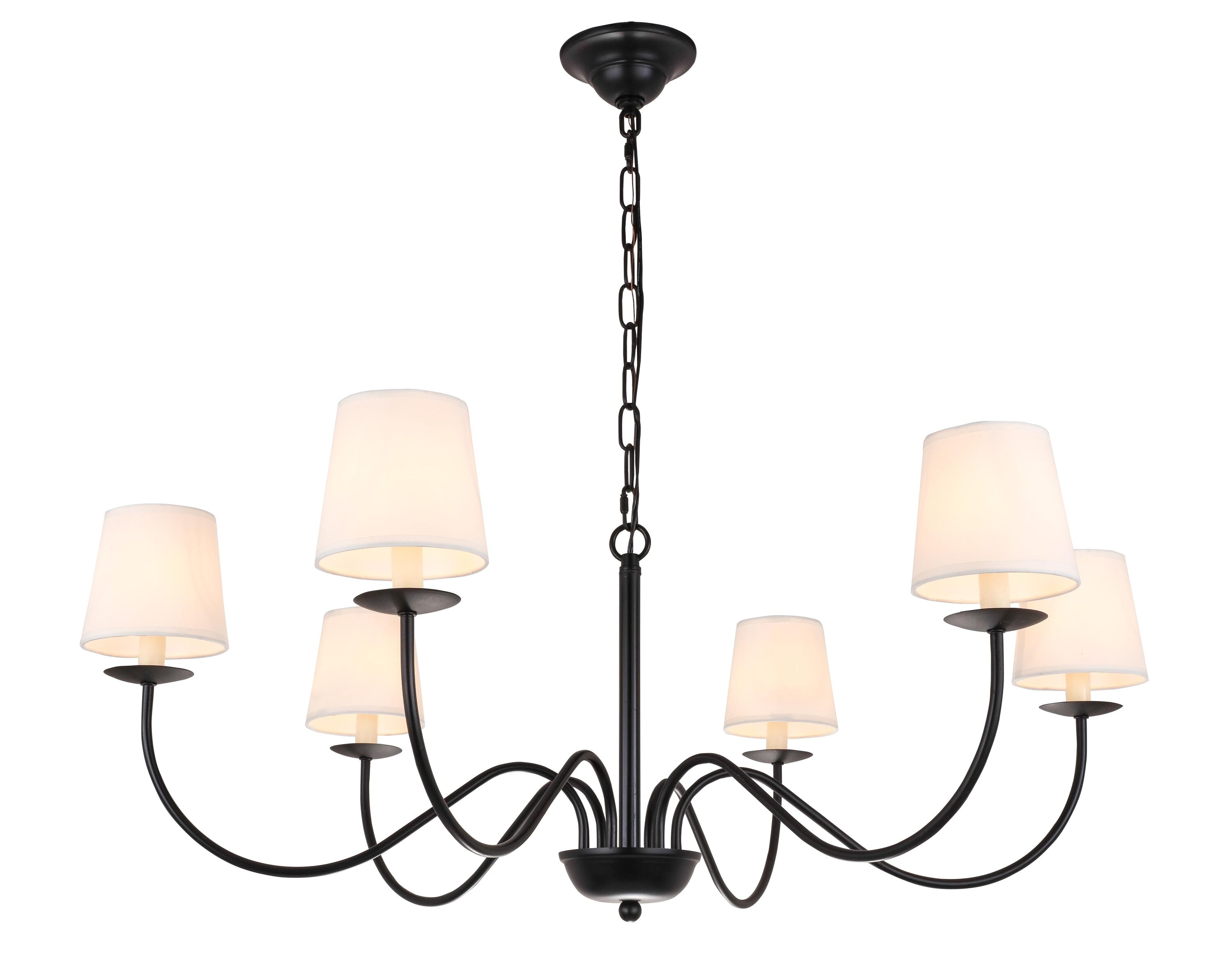 Elegant Decor HFDL18309D37BK b090015 - View #6