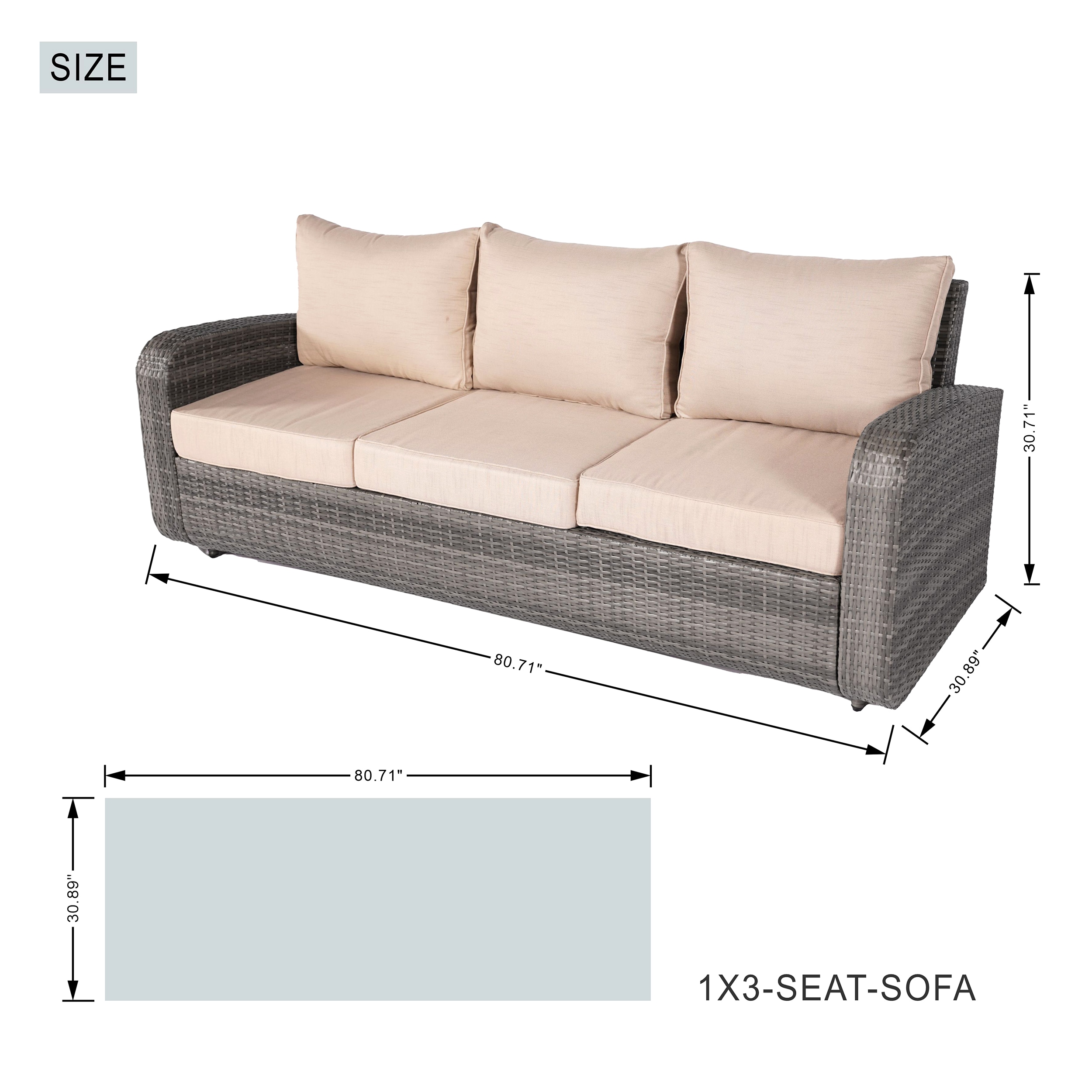 Moda Furnishings MOS-1515-G Patio-Conversation-Sets - View #3