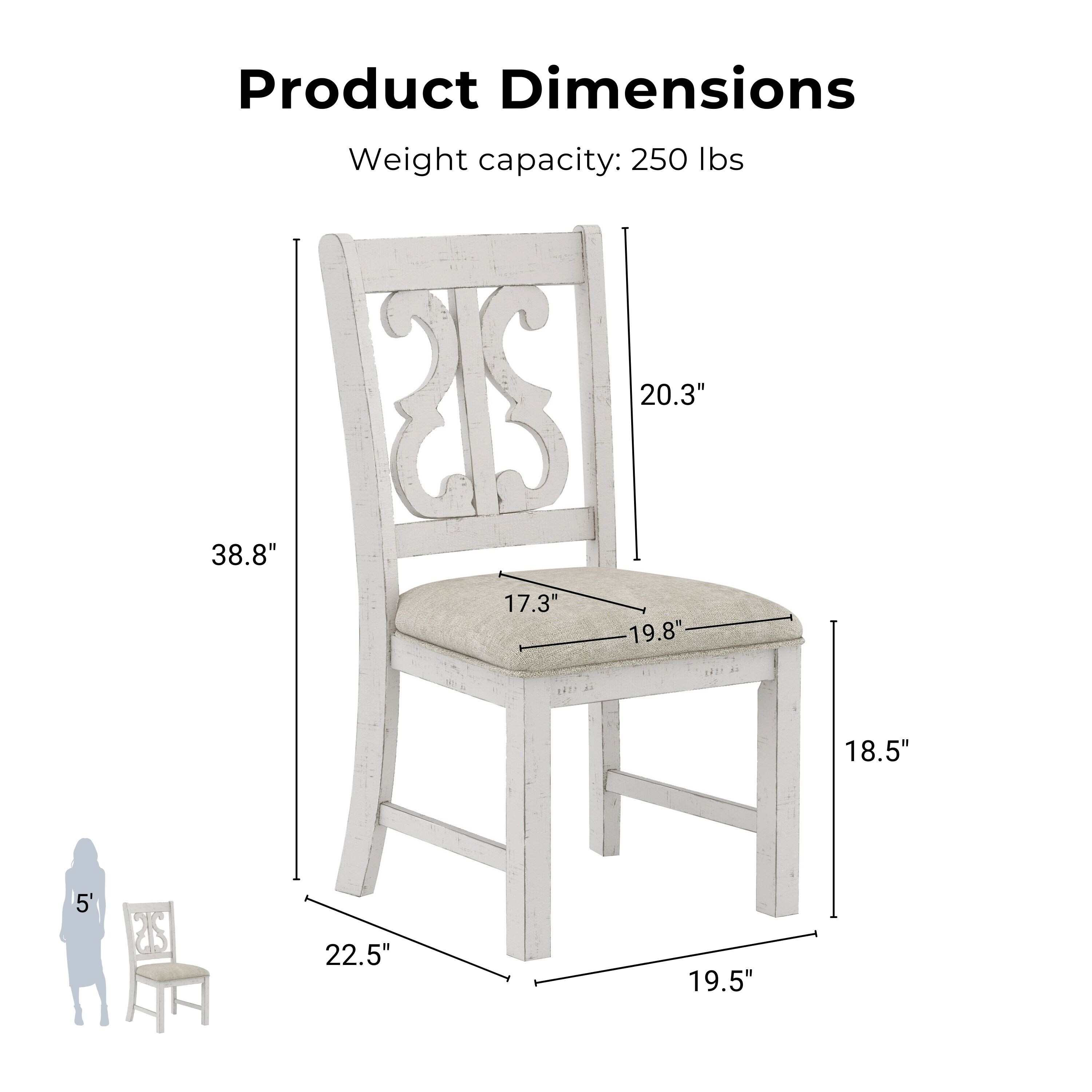 Furniture of America IDF-3417SC Dining-Chairs - View #3