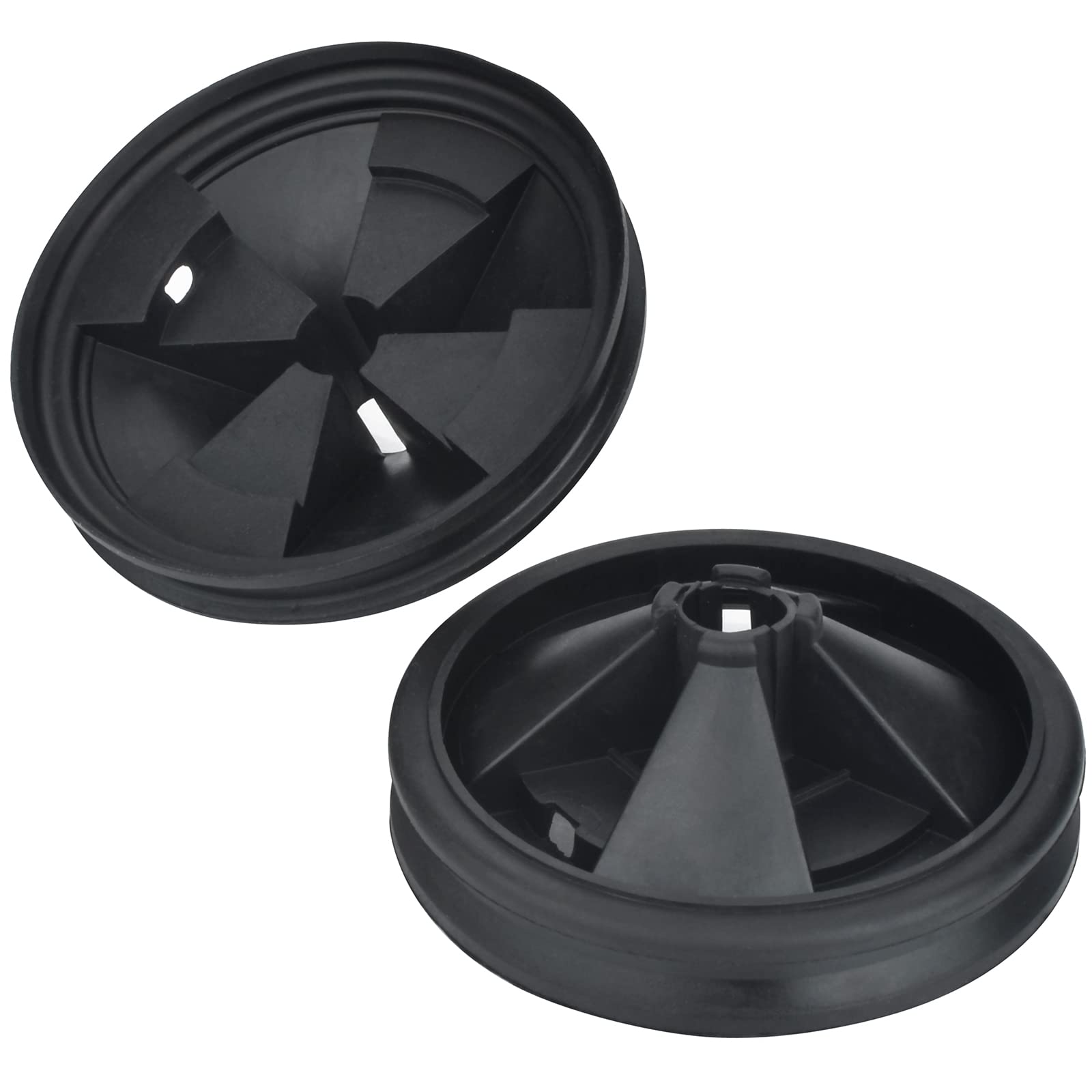 Aoibox  Rubber Garbage Disposal Splash Guard Baffle Replacement 2 Pack 3 3 8 in Diameter Evolution Series