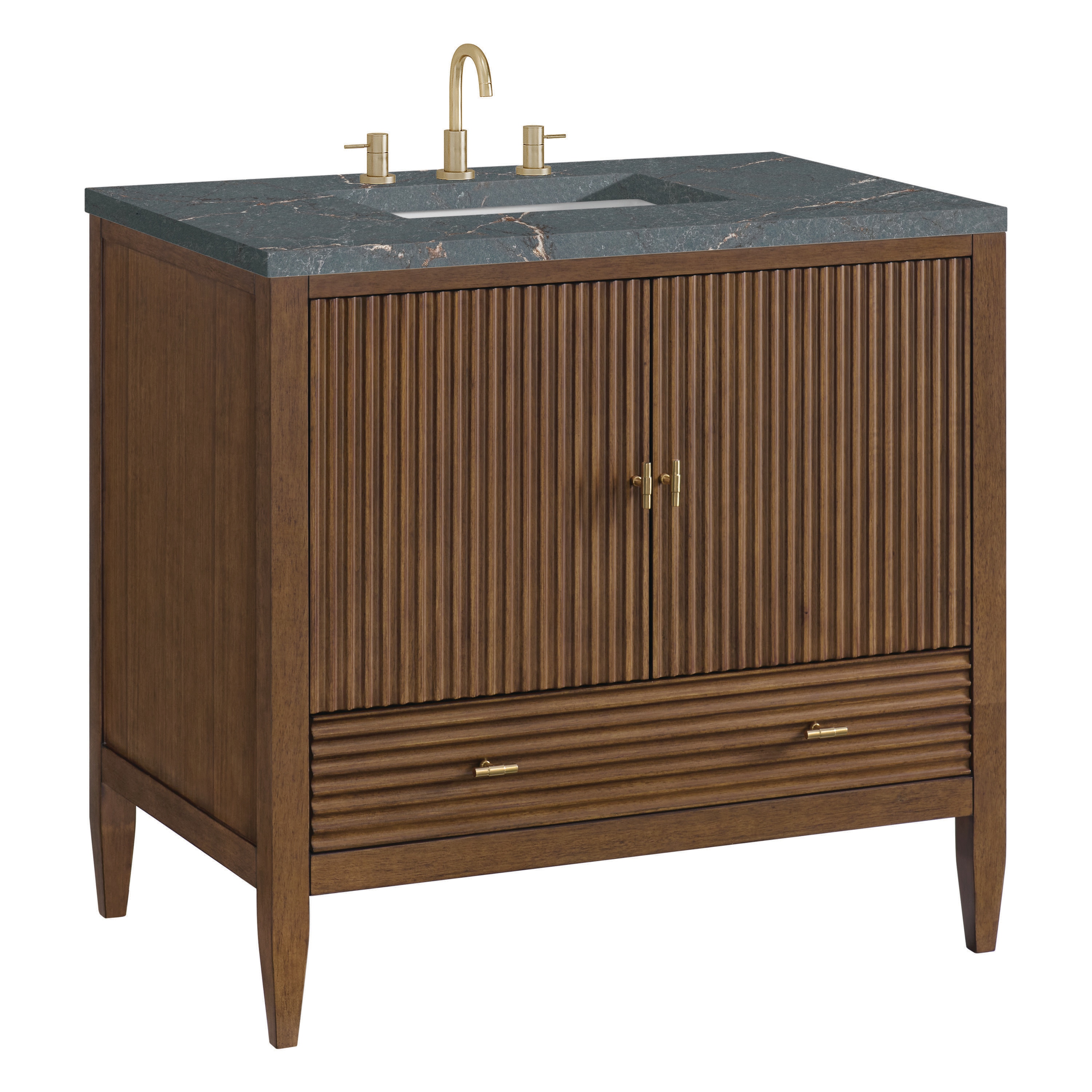 James Martin Vanities 485-V36-WLT-3PBL Bath-Vanity-Combo - View #6