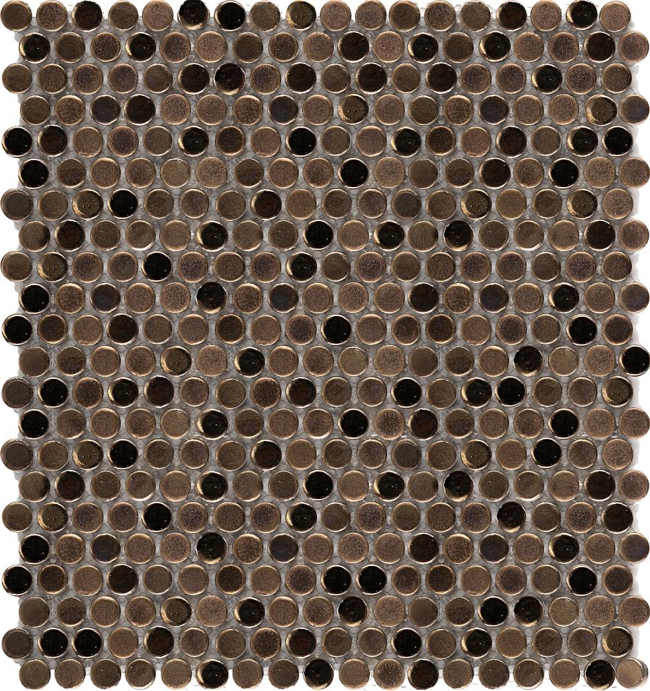 Emser W85CON8BR1212MOP Confetti 11-Pack Bronze Porcelain Border Tile (Common: 12-in x 12-in; Actual: 11.81-in x 11.81-in)