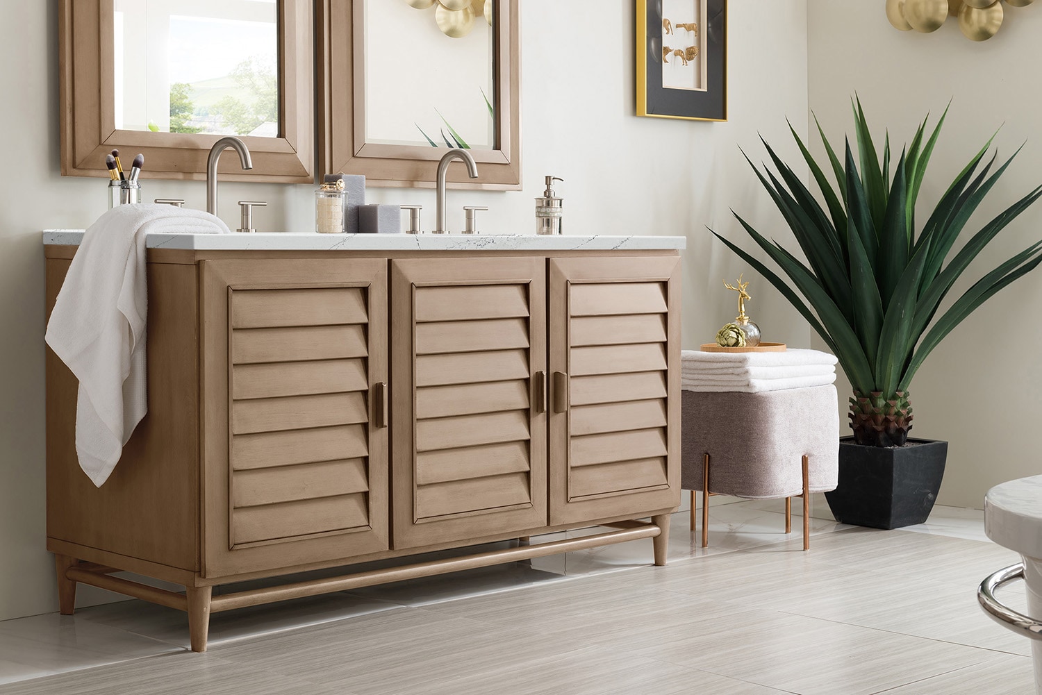 James Martin Vanities 620-V60D-WW-3ENC Bath-Vanity-Combo - View #3