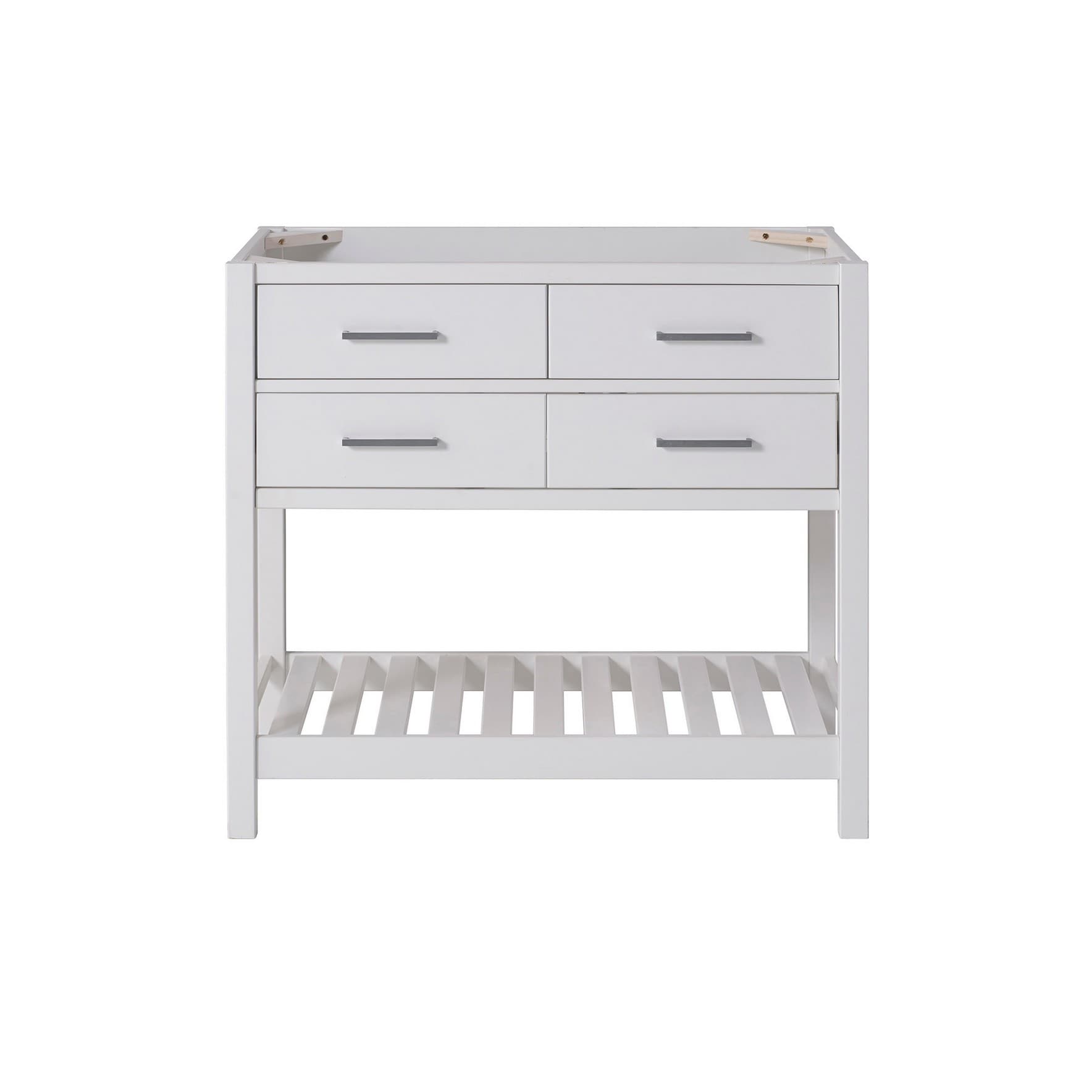 Alaterre Furniture AVAN36WHCC Harrison Assembly Required 36-in White