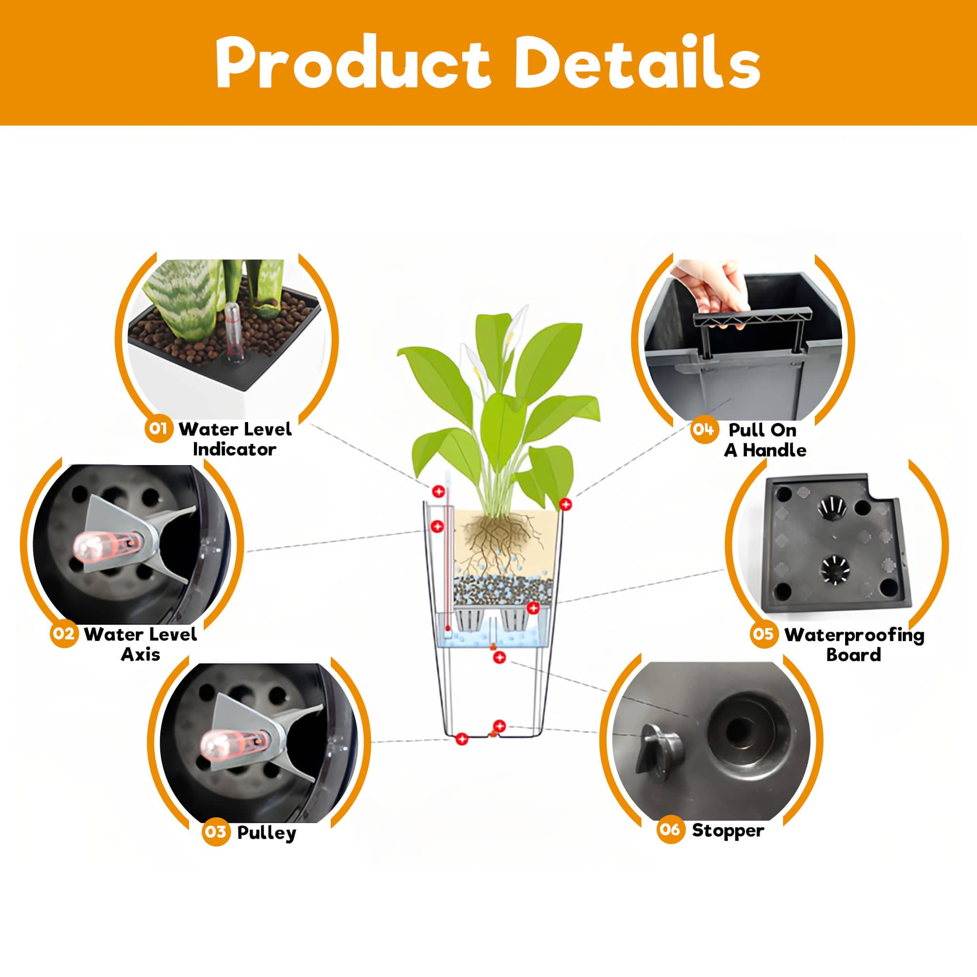 Vynxaria LEXY2504DJHYPJ029 Planter-Window-Box - View #5