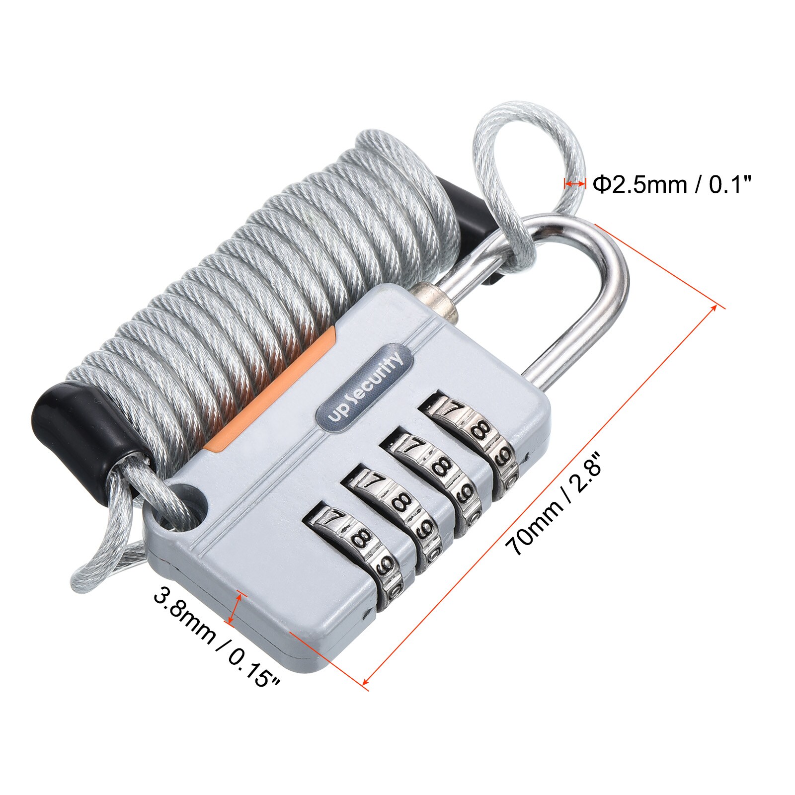 PATIKIL S25072801UX0748 Cable-Locks - View #2