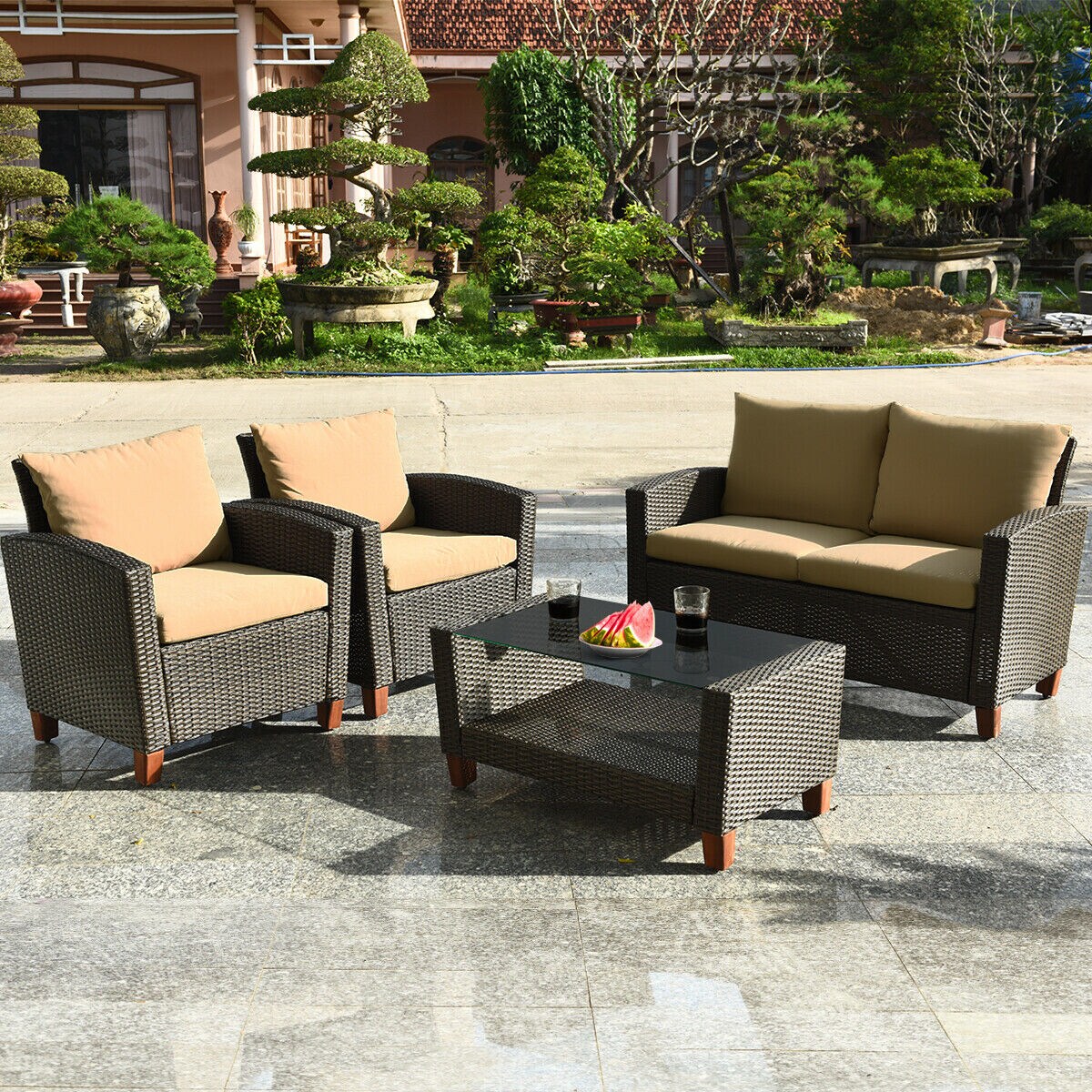 Forclover HBV-W665ABN Patio-Conversation-Sets - View #9