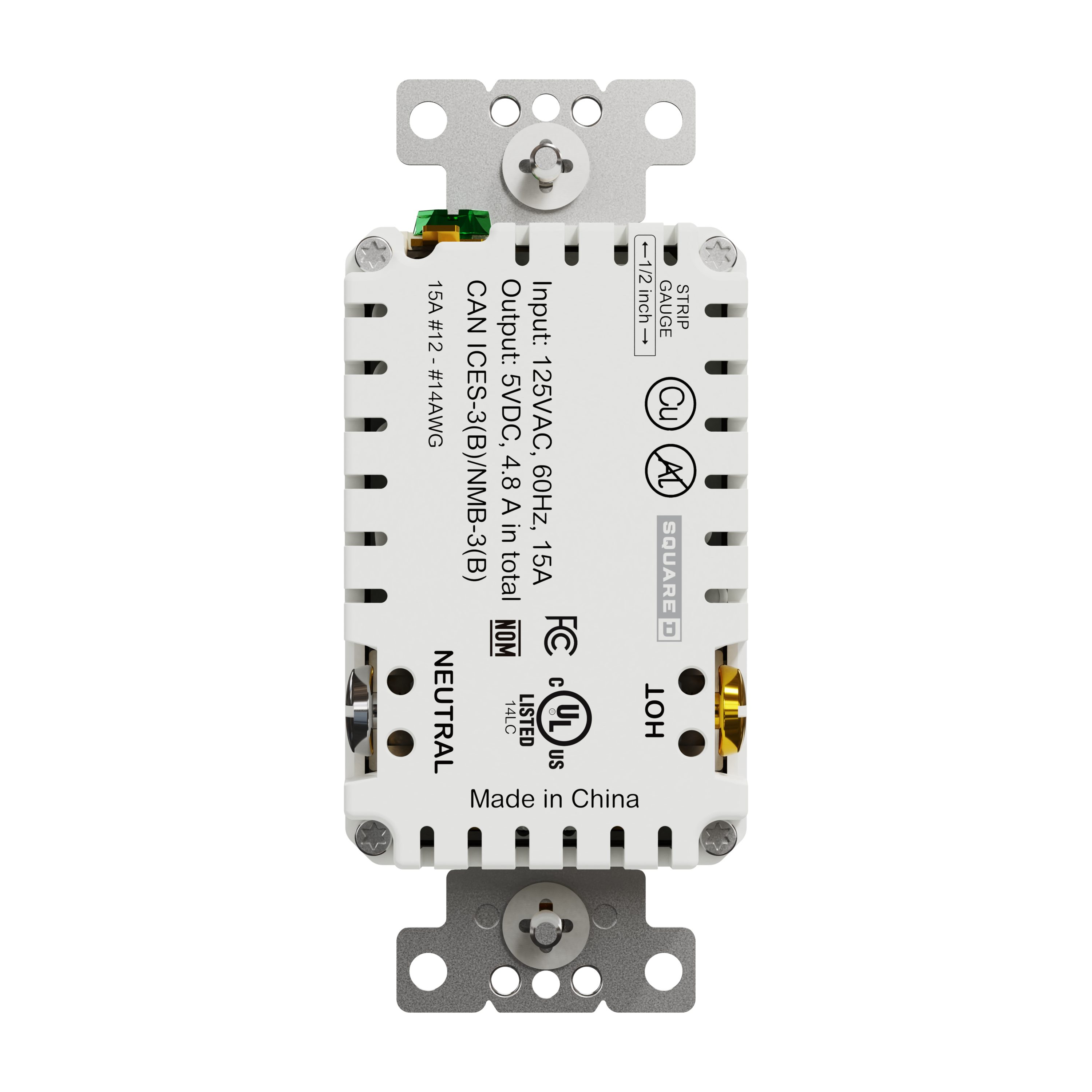 Square D SQR55141LA receptacles - View #2