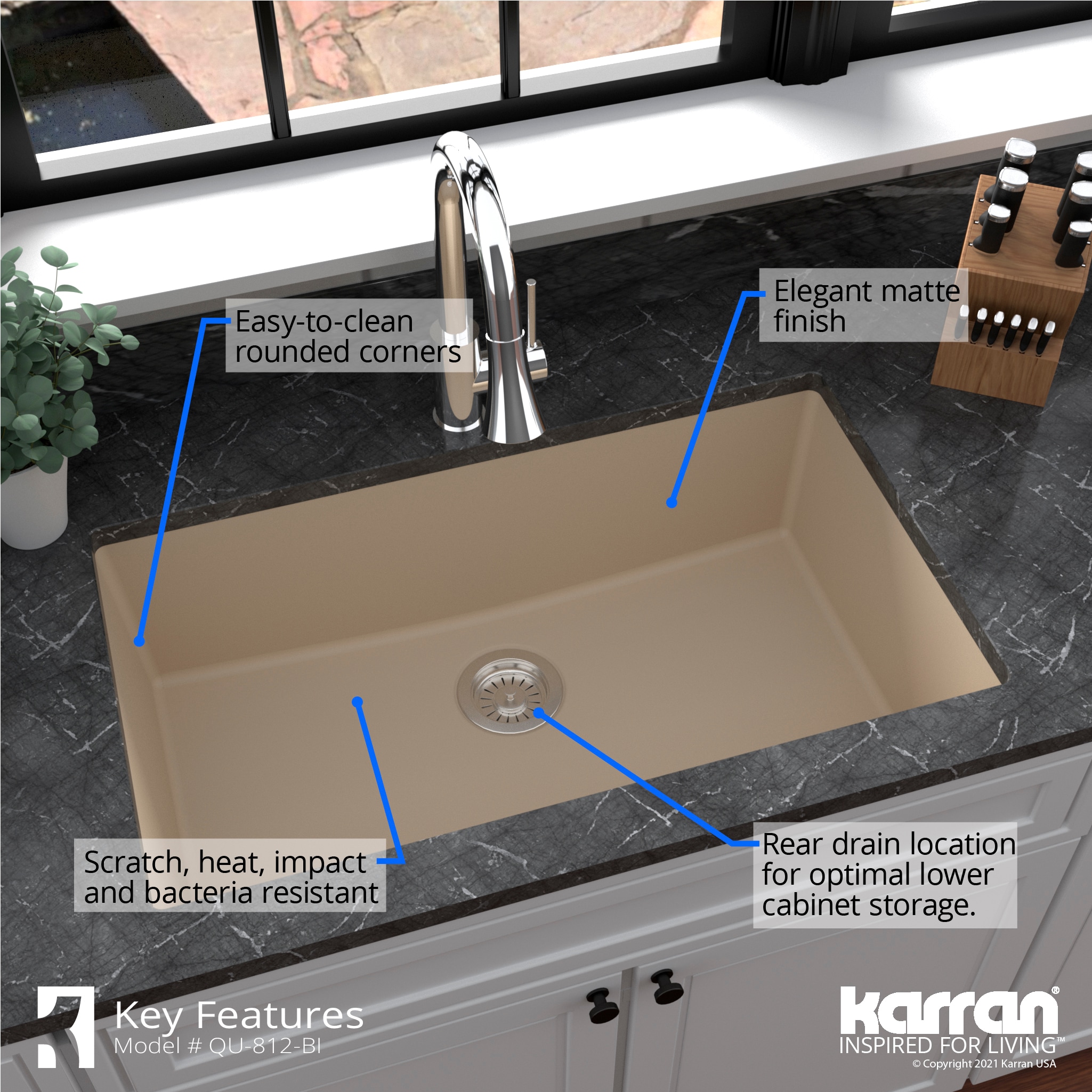 Karran QU-812-BI Kitchen-Sinks - View #6