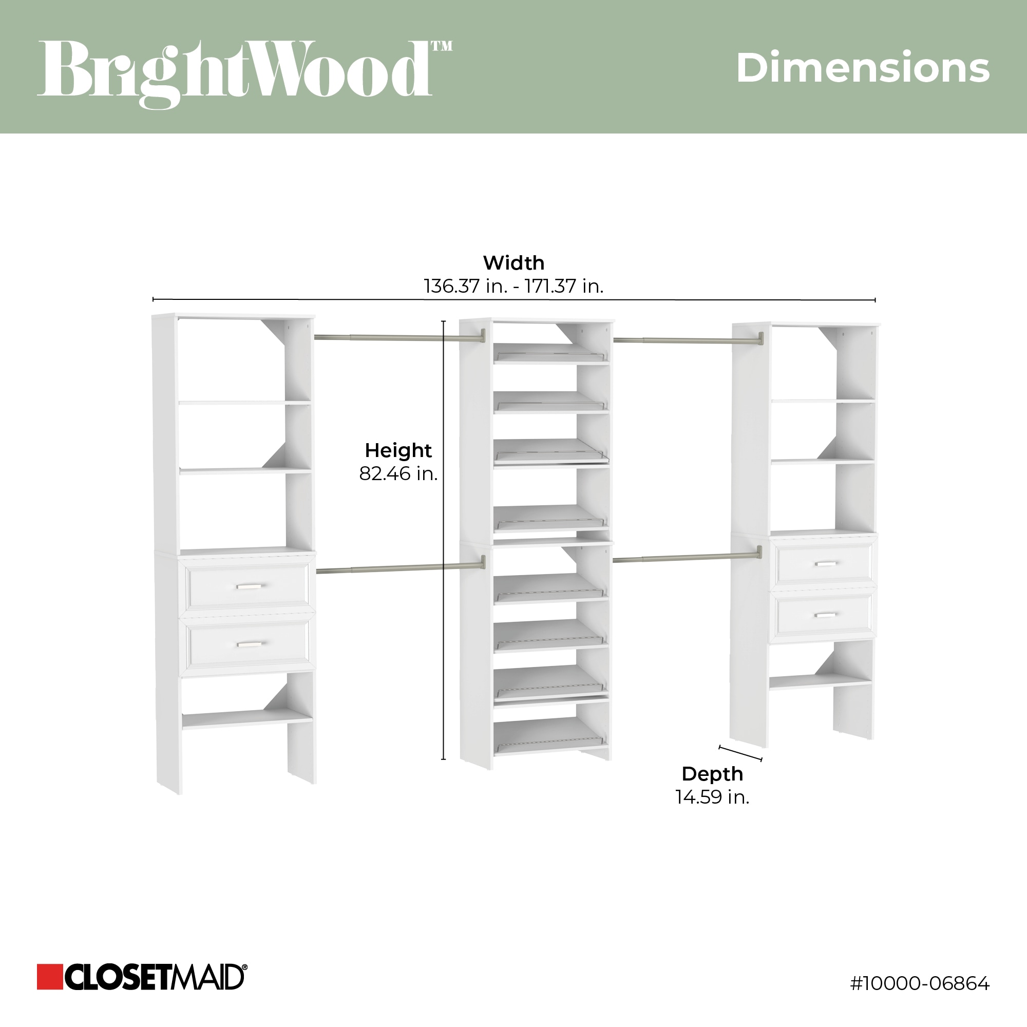 ClosetMaid 10000-06864 Wood-Closet-Kits - View #5
