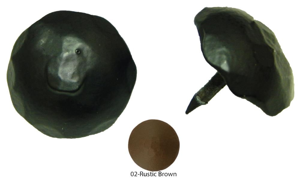 Agave Ironworks CL001-02-6PK Round Clavos 6-Pack 3/4-in Brown Gate Hardware Kit