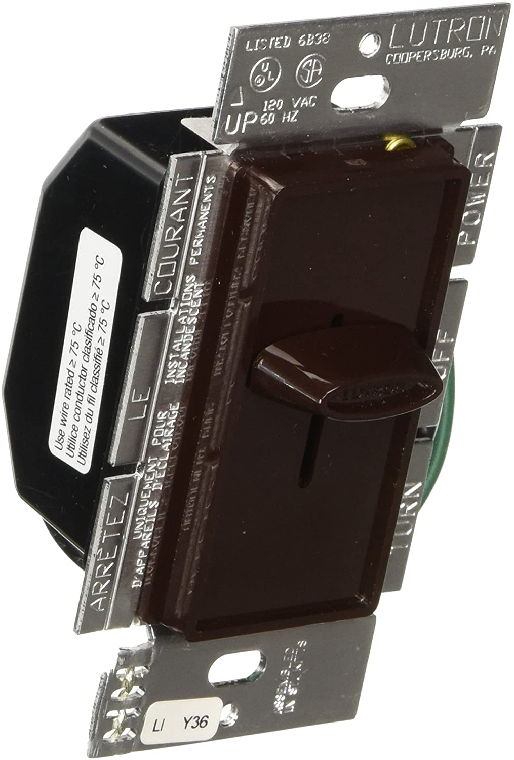 Lutron S-1000-BR Light-Dimmers - View #3