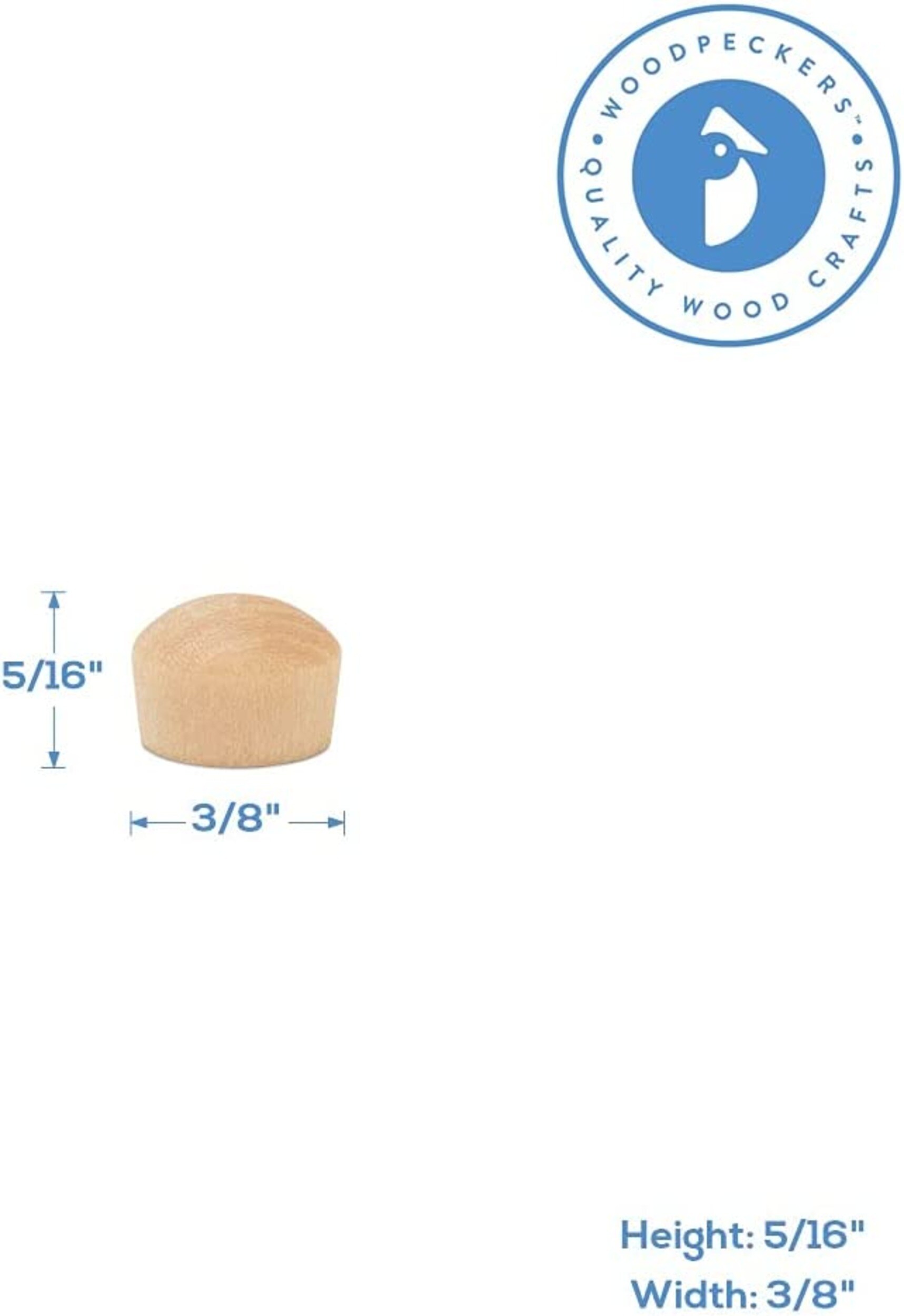 Woodpeckers Crafts MF-PLGMR-38-P100 Hole-Plugs - View #5