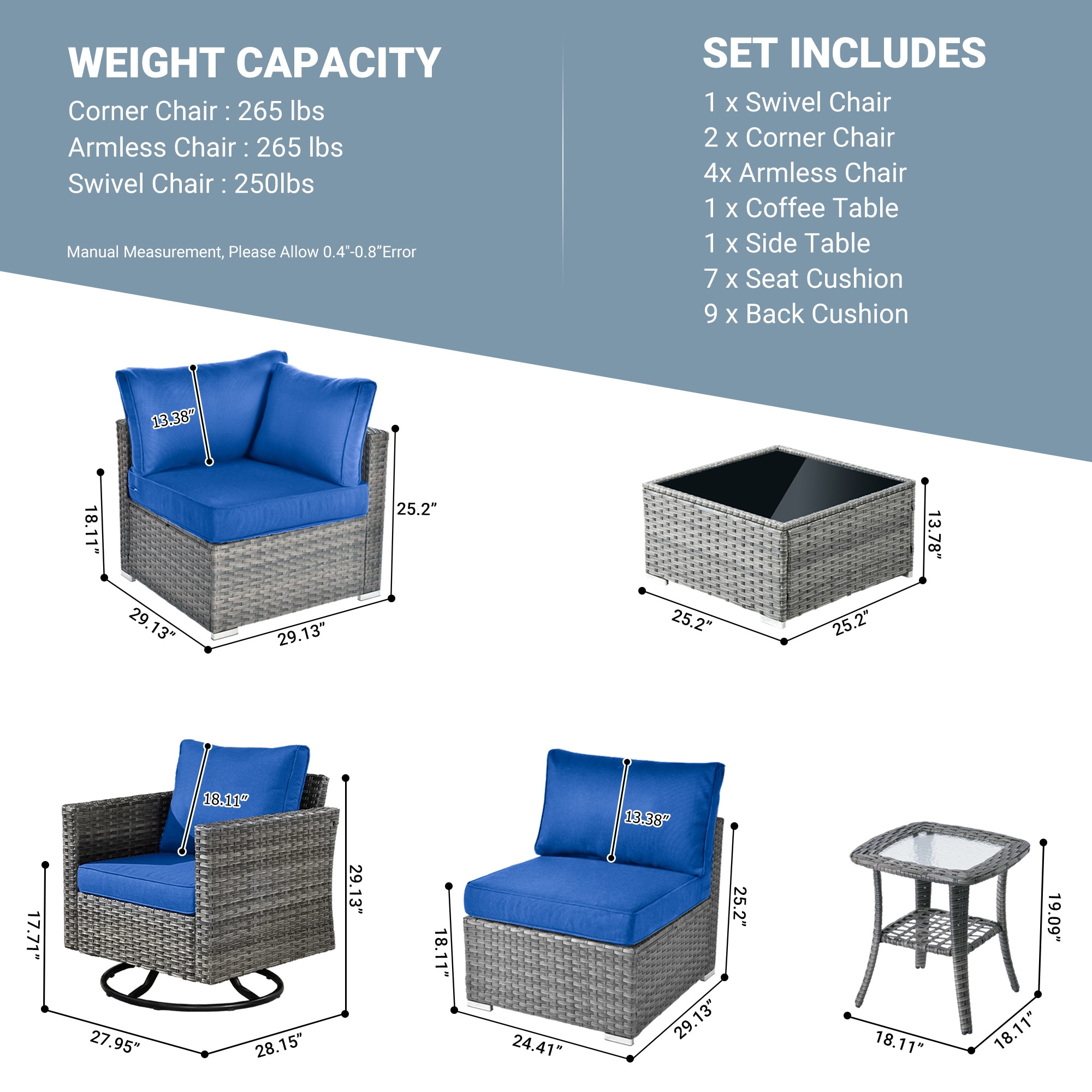 weaxty DDFPRRSGRS708 Patio-Sofas-Daybeds - View #7