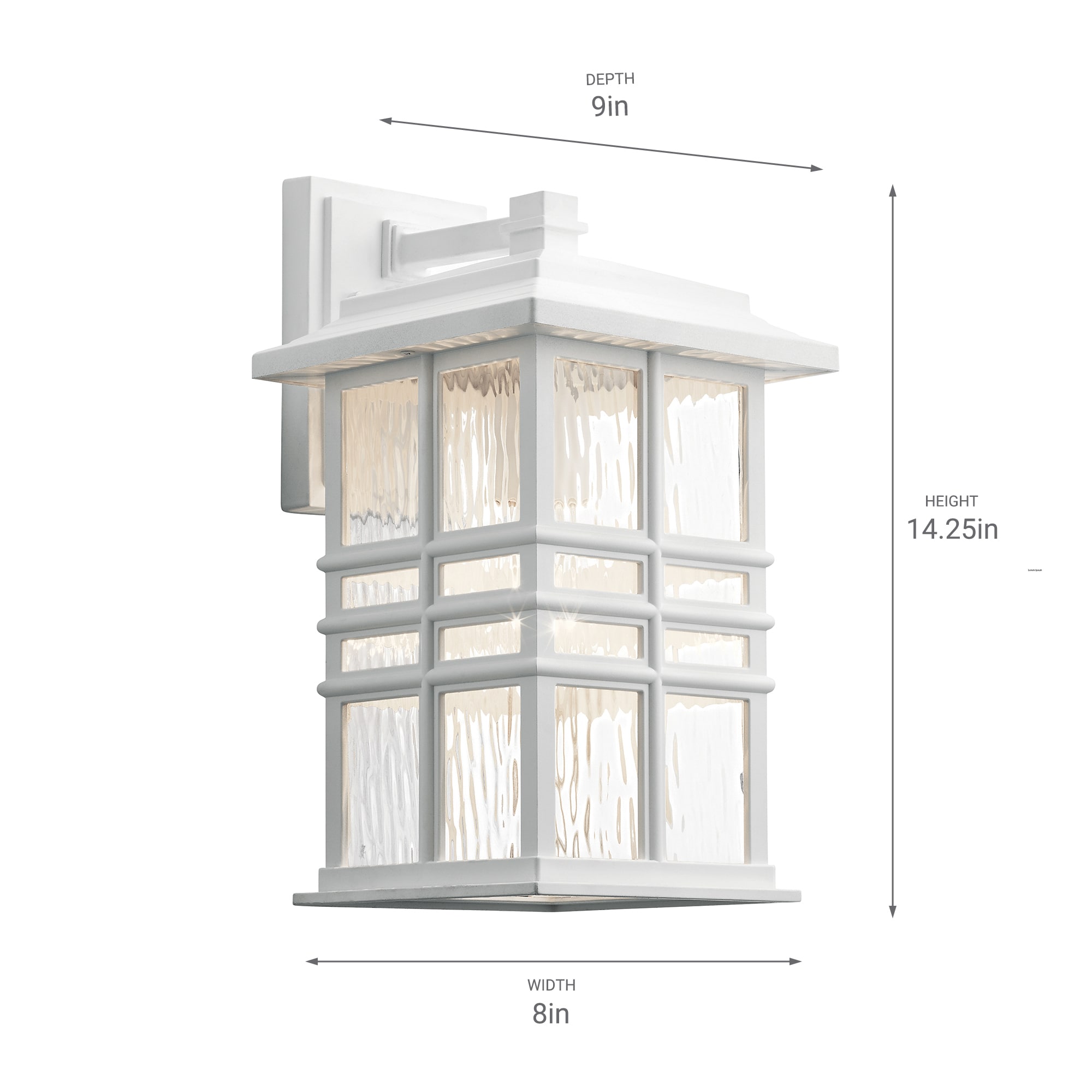 Kichler 49830WH Outdoor-Wall-Lighting - View #6