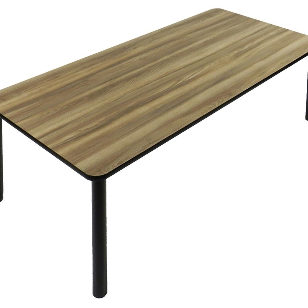 Correll CORR4742  LR3048-53 29 in. High Pressure Rectangular Laminate Reading Library Table, Colonial Hickory- 30 x 48 in.