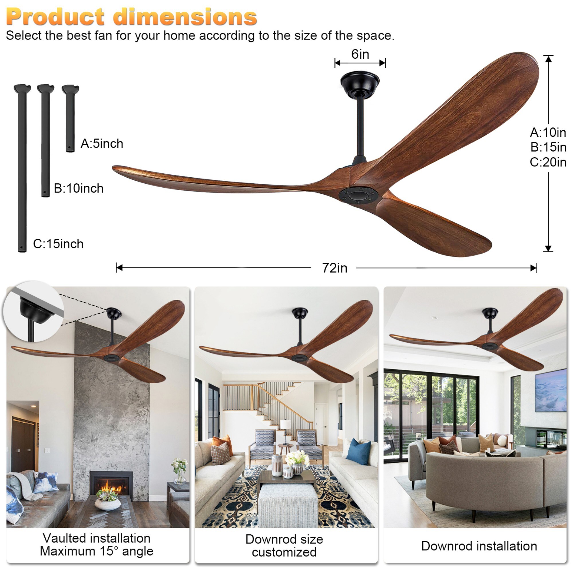ToolCat BZ-2-73-JYG Ceiling-Fans - View #4