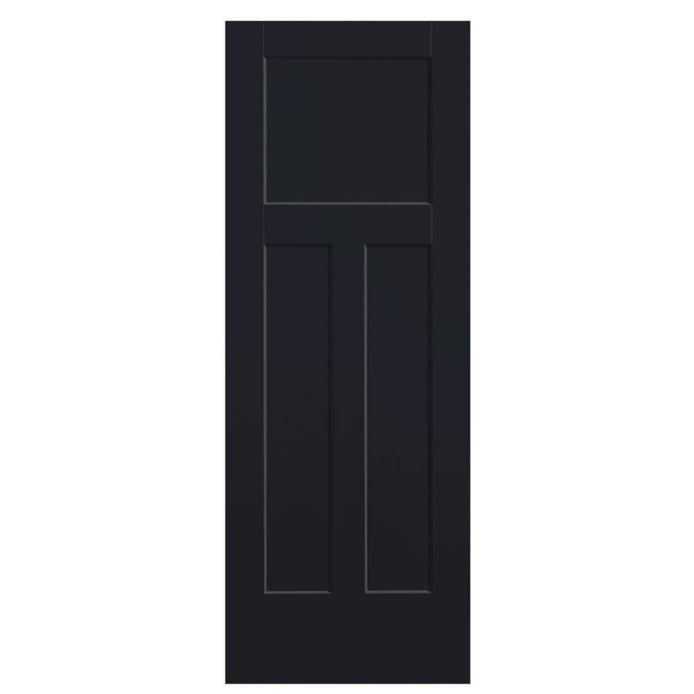 Masonite Winslow 36-in X 80-in Midnight 3-panel Craftsman Hollow Core ...