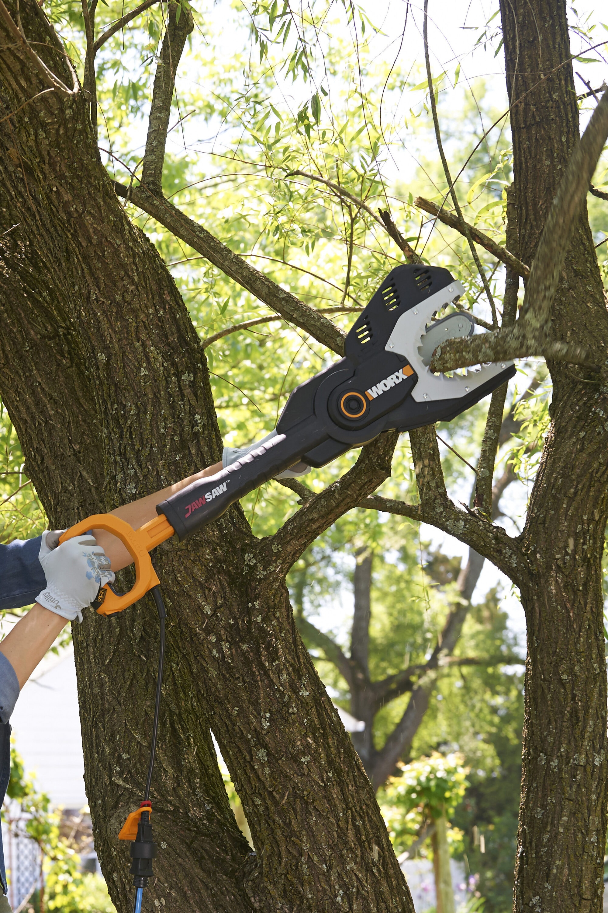 Worx jawsaw 5 store amp electric chainsaw