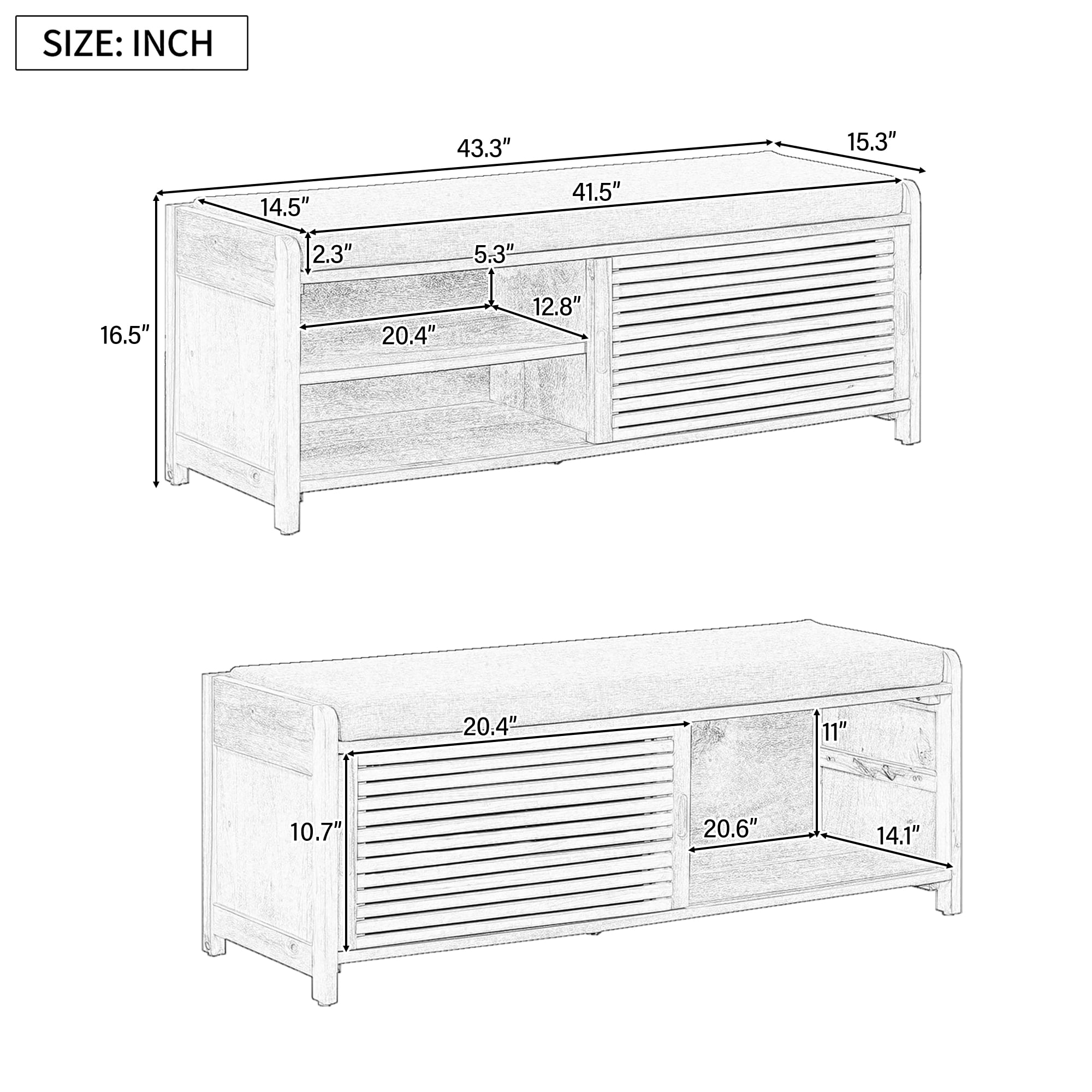 Qualler FSUBTM668M bench - View #8